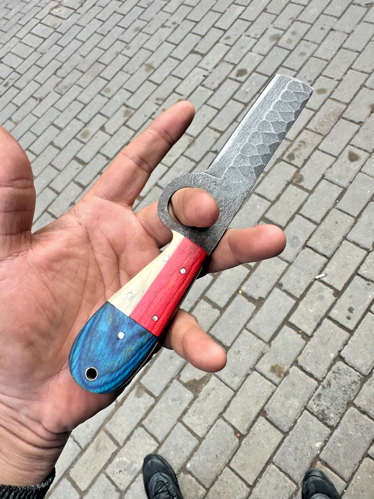 Custom Hand Made Forged High Carbon Steel Blade Bull Cutter Knife UU 44 2435