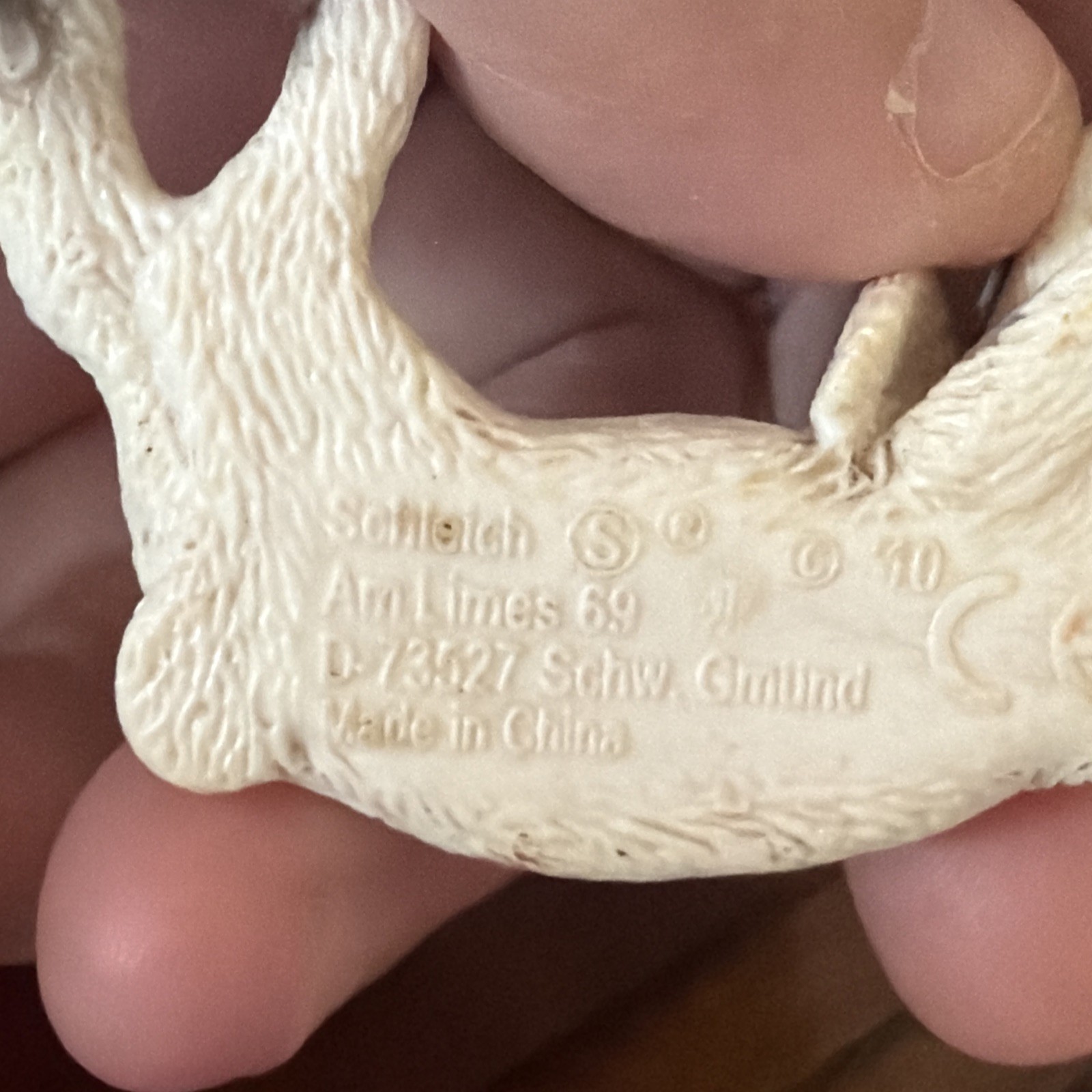 Schleich Rabbit Bunny Figure Lying Dwarf Lop Toy 2010