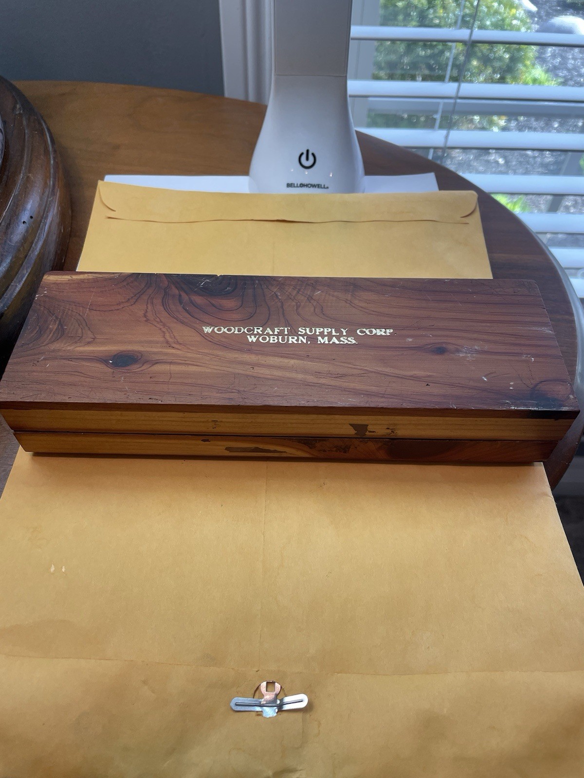 Vintage Norton 1B8 India Dual Side Sharpening Stone 9x3x2 Rosewood Box Near Mint
