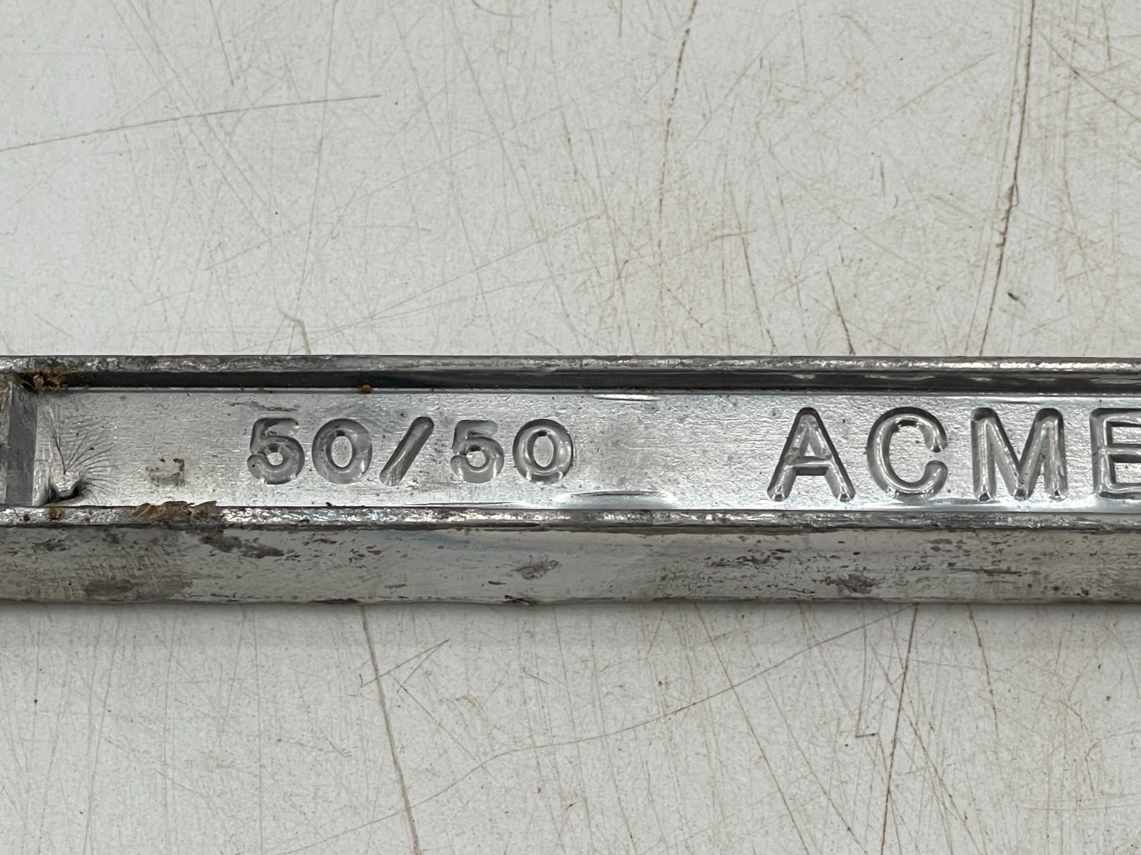 50/50 Solder Stick Bar 50% tin / 50% Lead Acme Warranted NOS