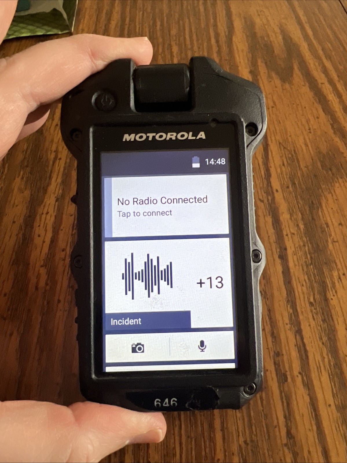 Motorola Si 500 Si500 Video Speaker Microphone Body Camera (NO BATTERY) READ