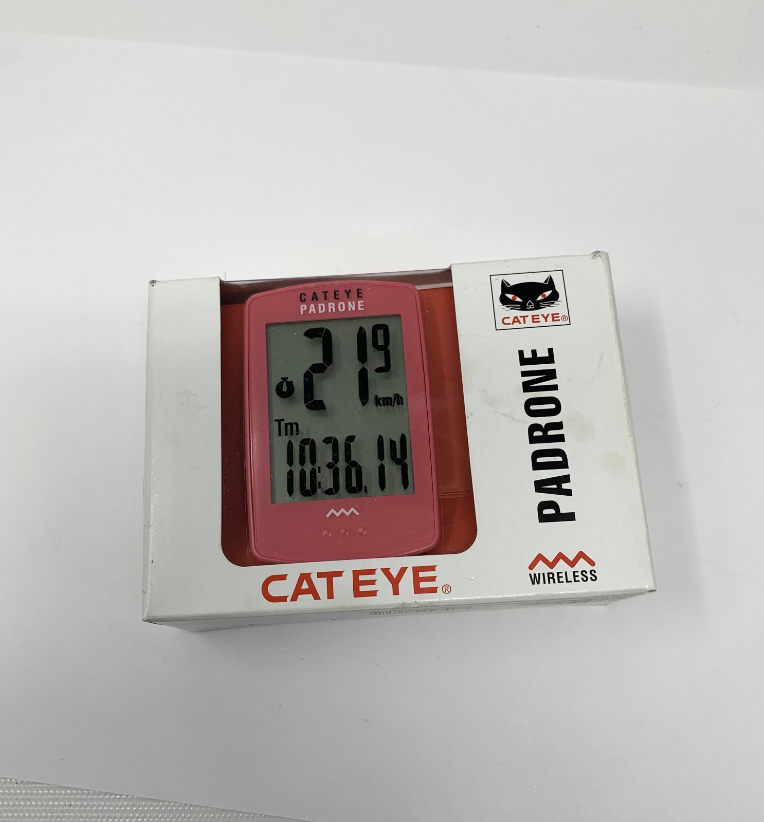 Cateye Padrone Wireless Bicycle Computer - Pink - New