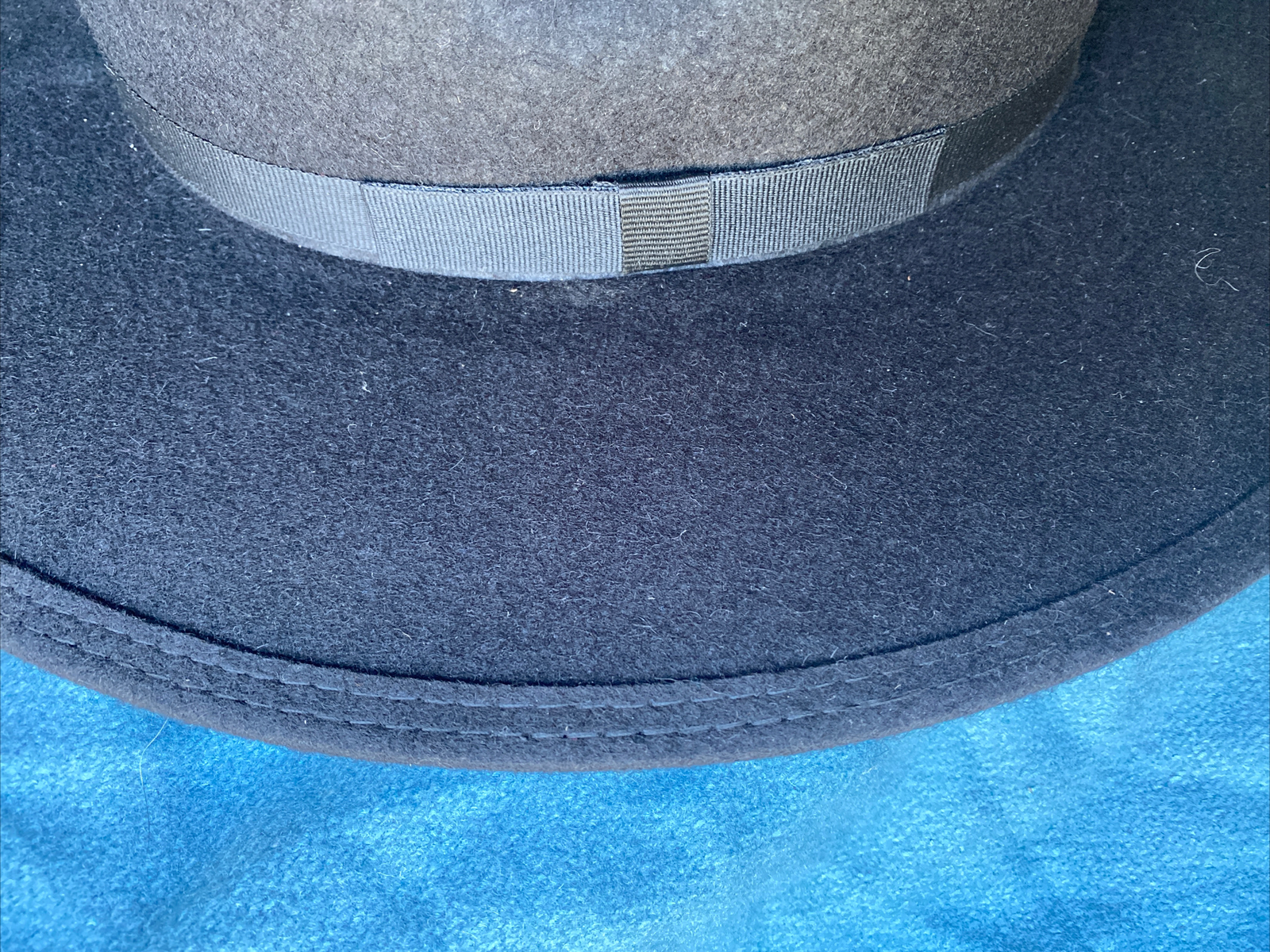 M1876 Wool Felt Campaign Hat with Bracher Vents Size 7 3/4