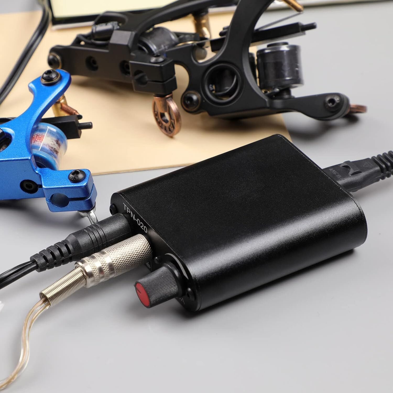 Complete Tattoo Kit 4 Pro Machine Guns 7 Inks Power Supply Foot Pedal Needles