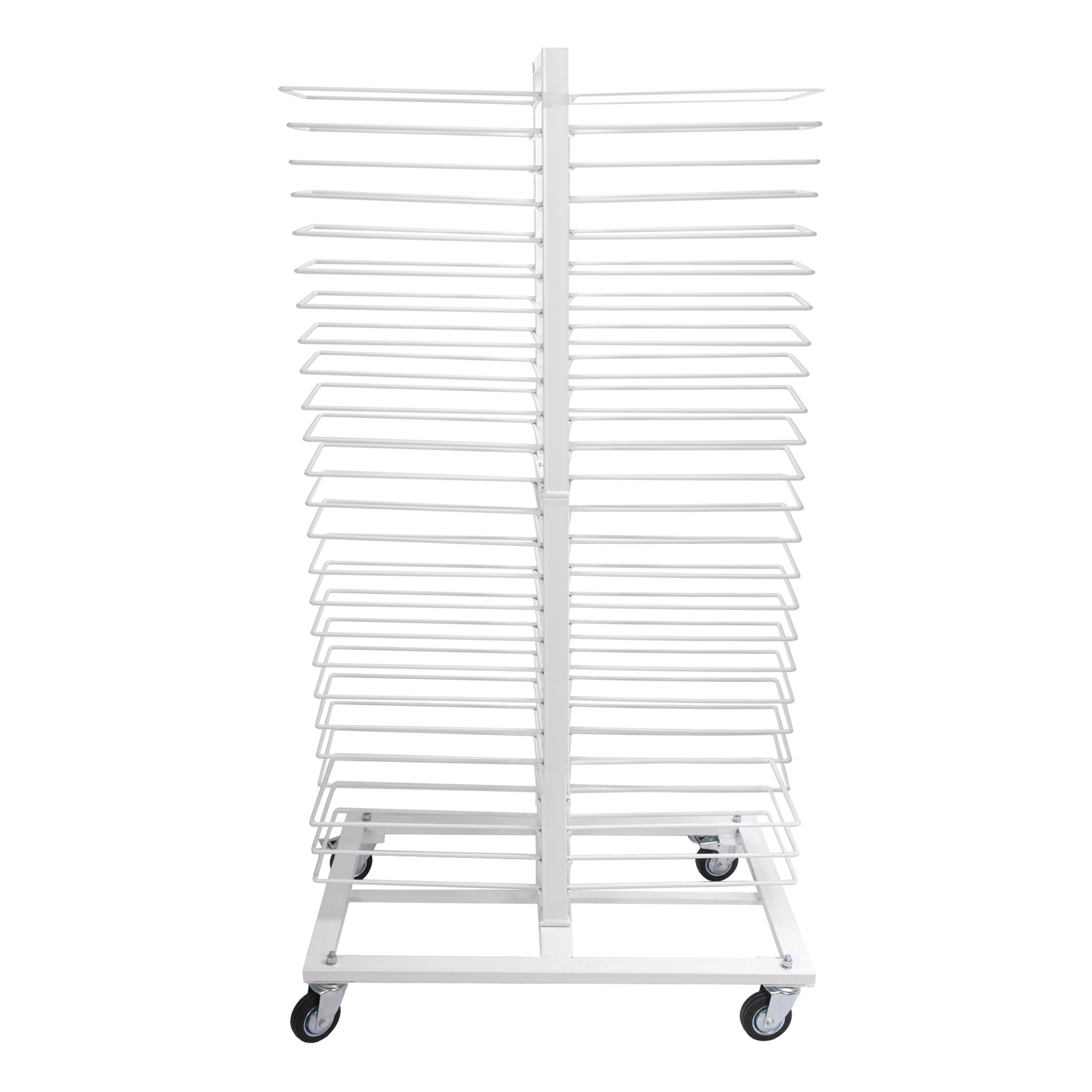 50 shelves 4 Casters Art Drying Rack Drying Stand For Doors/Shelves/Paint Shops