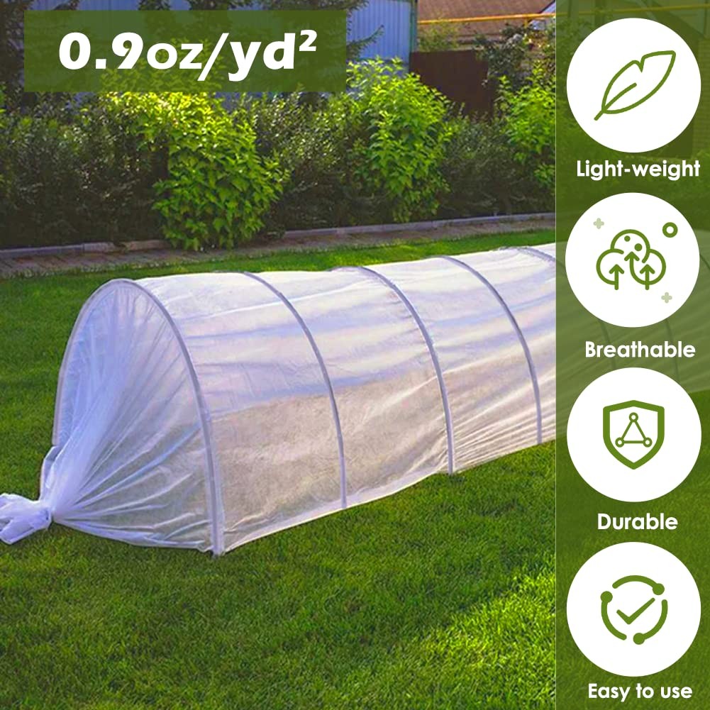 7x25ft Plant Frost Protection Cover Floating Row Frost Cloth for Vegetables