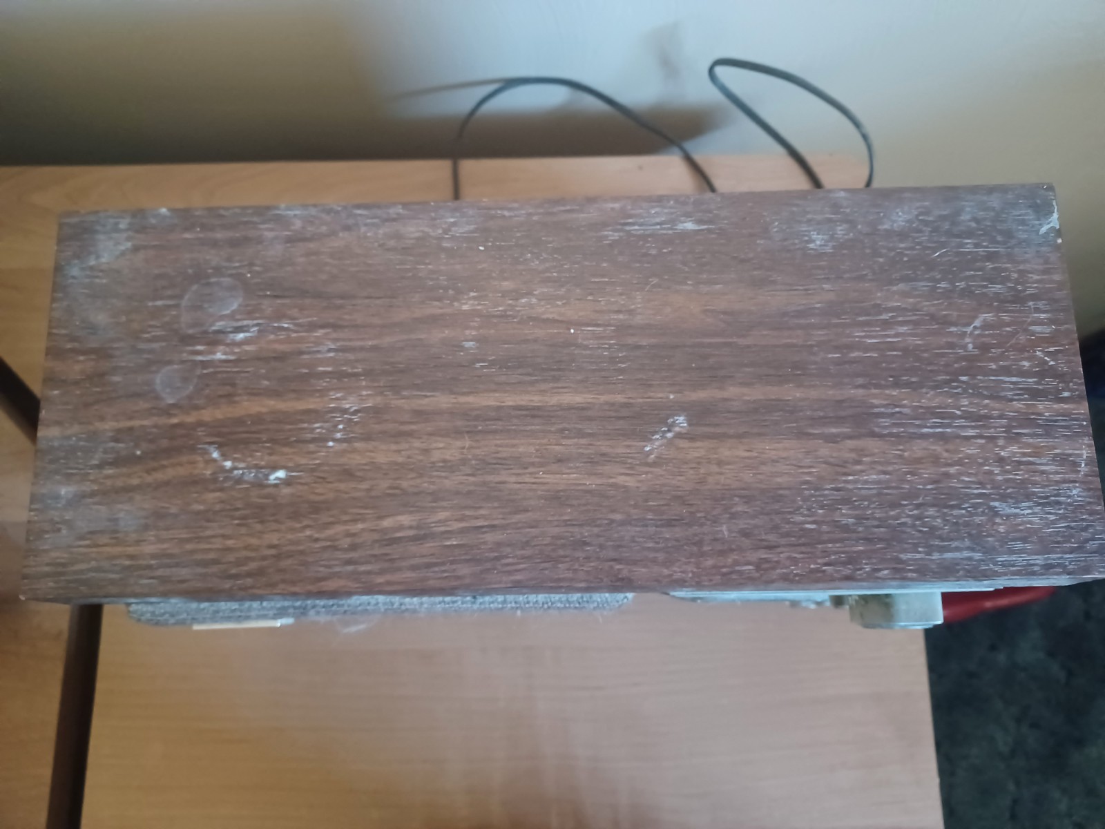 Sony Radio ICF-9650W AM/FM Tabletop Stereo Wood - Vintage - Works