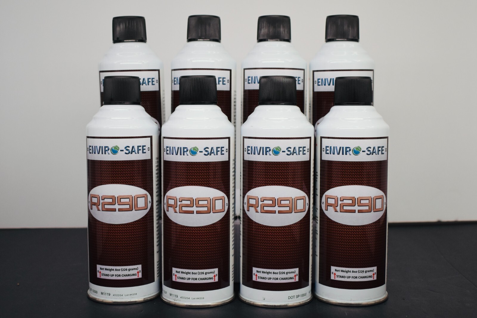 R290 UPRIGHT CHARGE K-28 VALVE 8 CANS