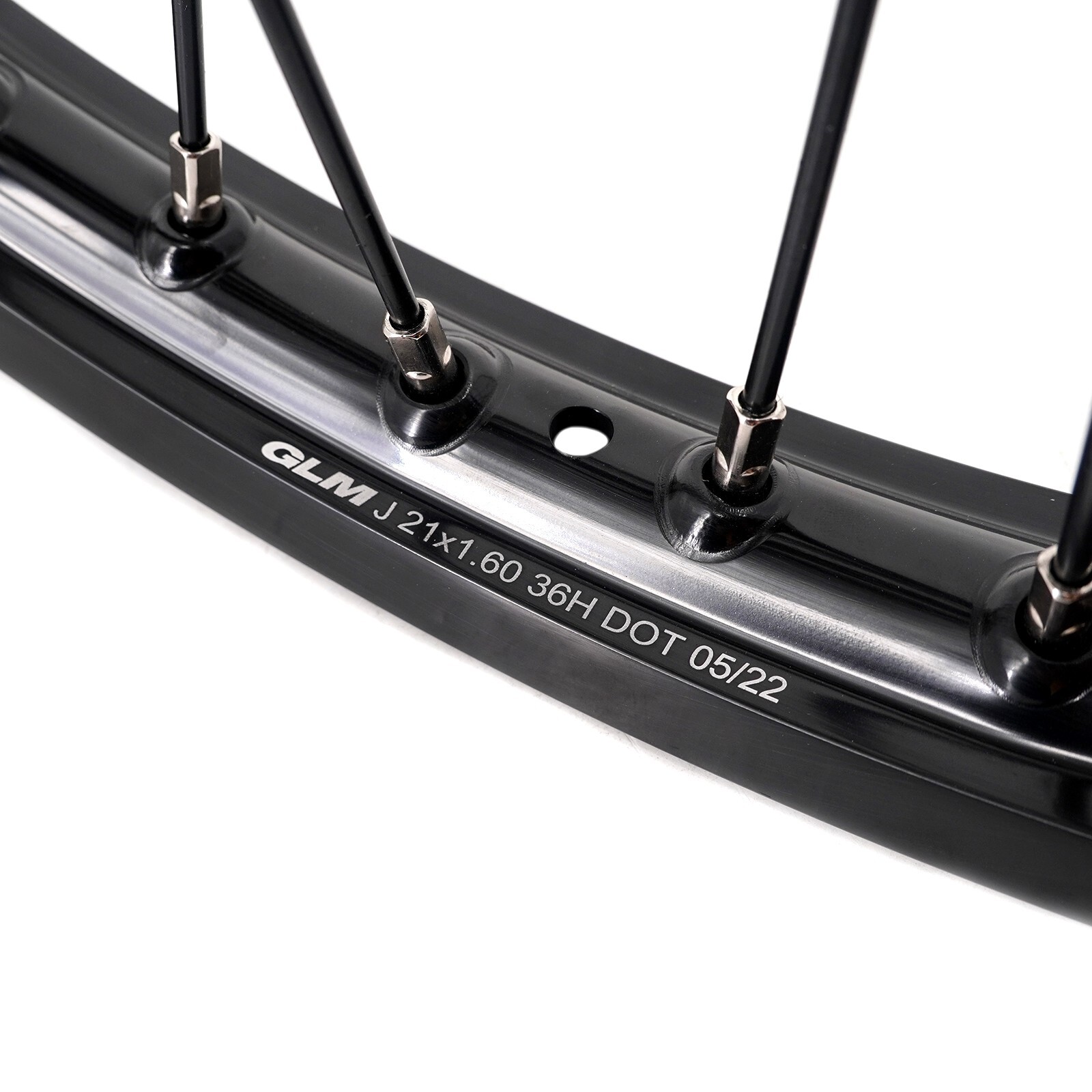 KKE 21/18'' Cast Black Spoke Wheels Rim for GAS GAS EC250 EC300 EX450F 2021-2024