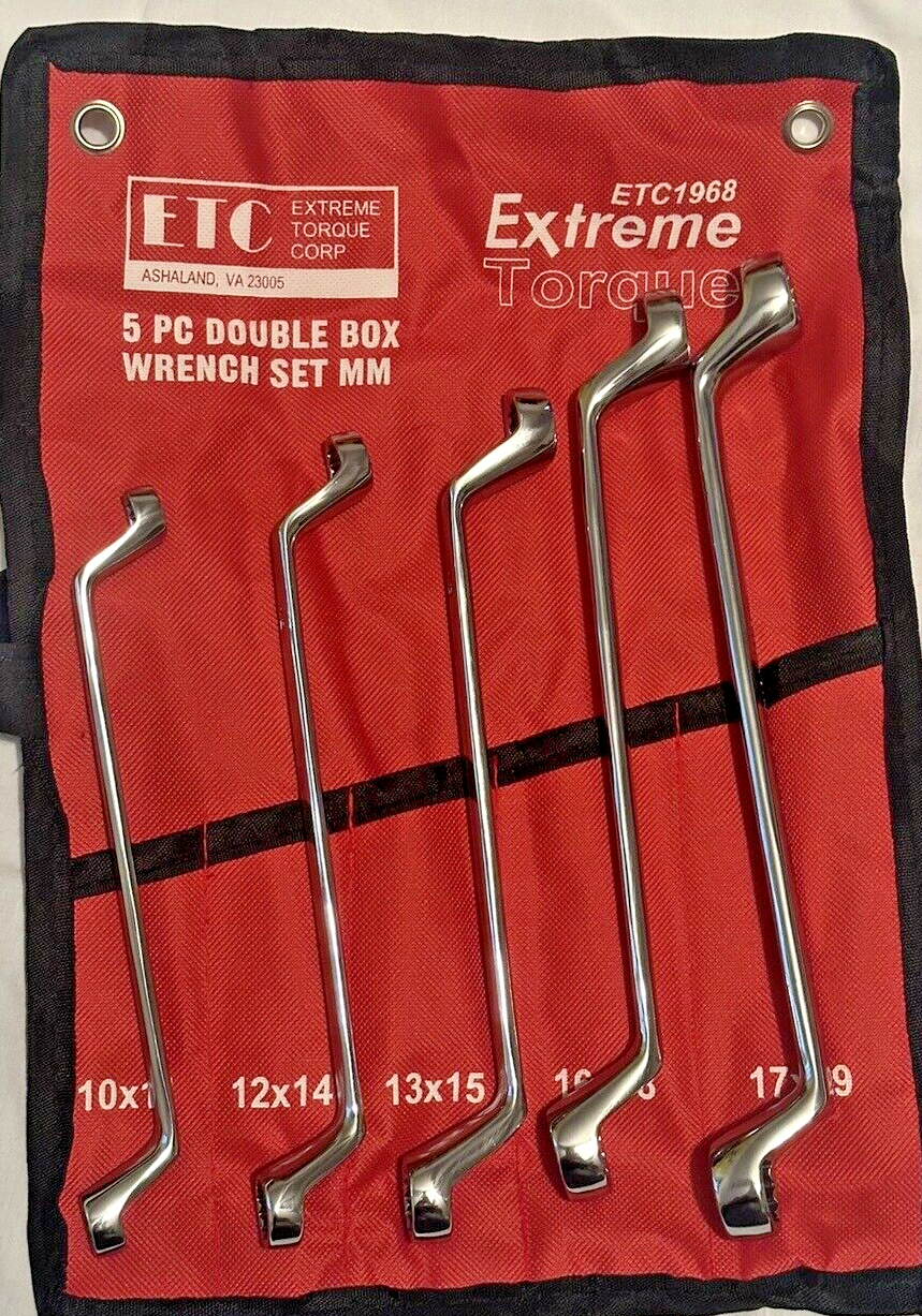 Box Deal 6 Wrench Set SAE Metric Moon S Starter Obstruction Deep Double Offset