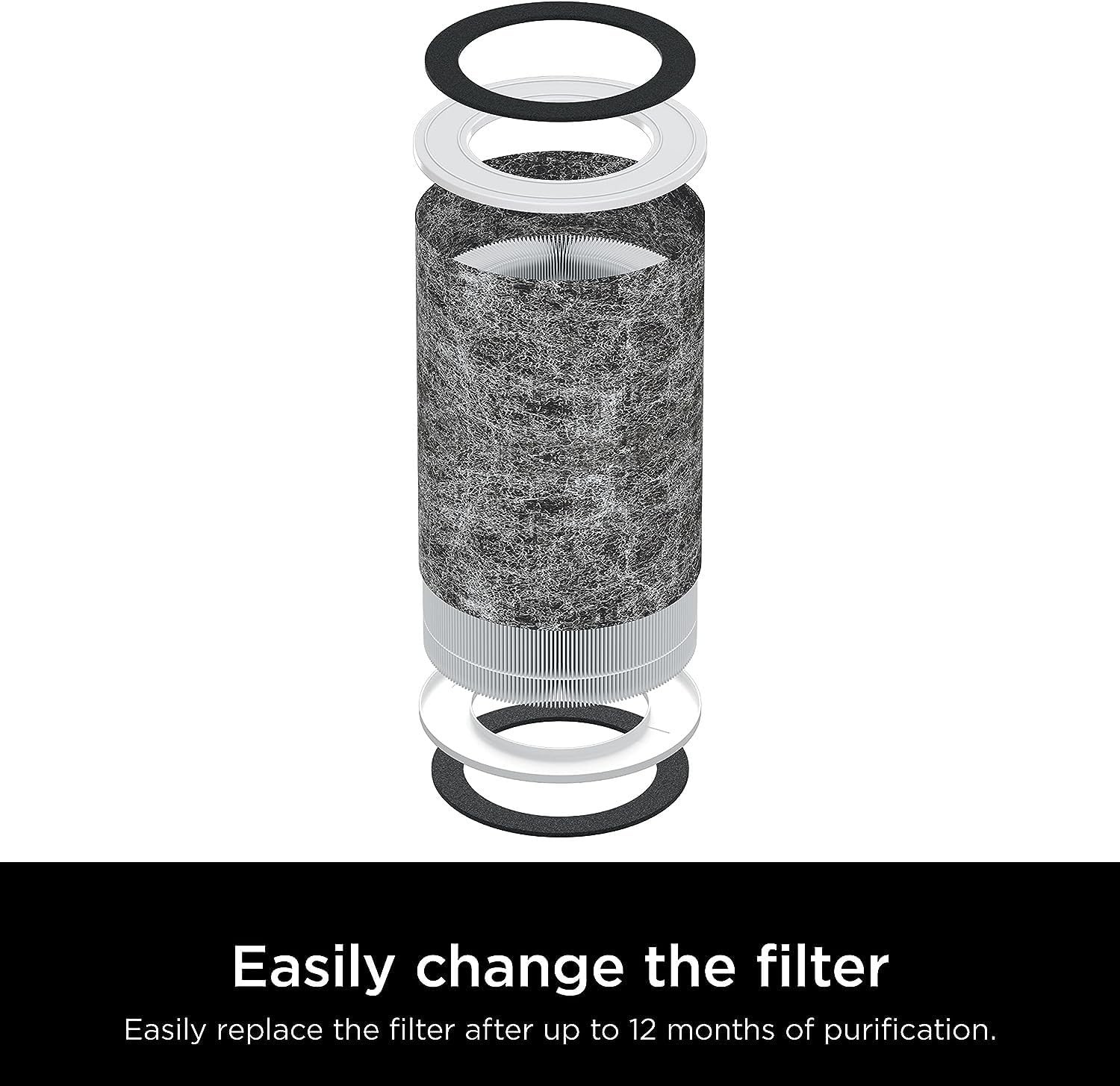 Shark R-UA205 Nanoseal HEPA Air Purifier,1350 Sq.Ft.,White-Certified Refurbished