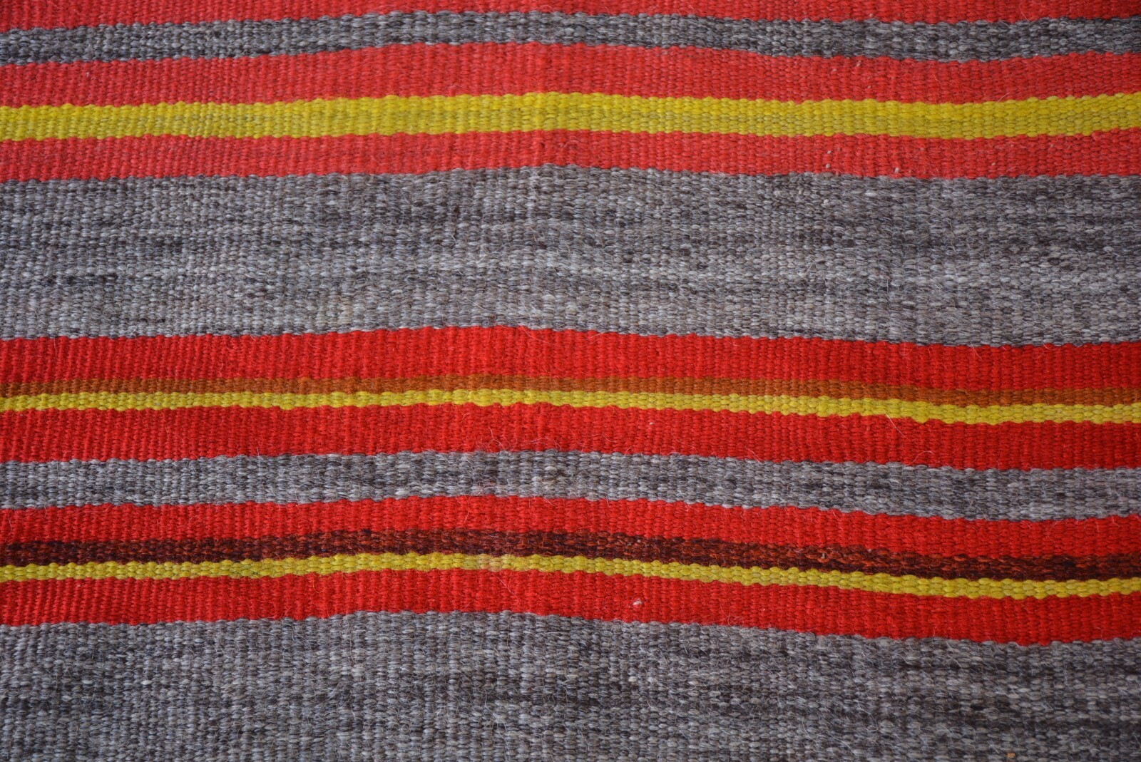 Early Navajo Child's Wearing Blanket - Circa 1890s - Stripes, Soft Wools