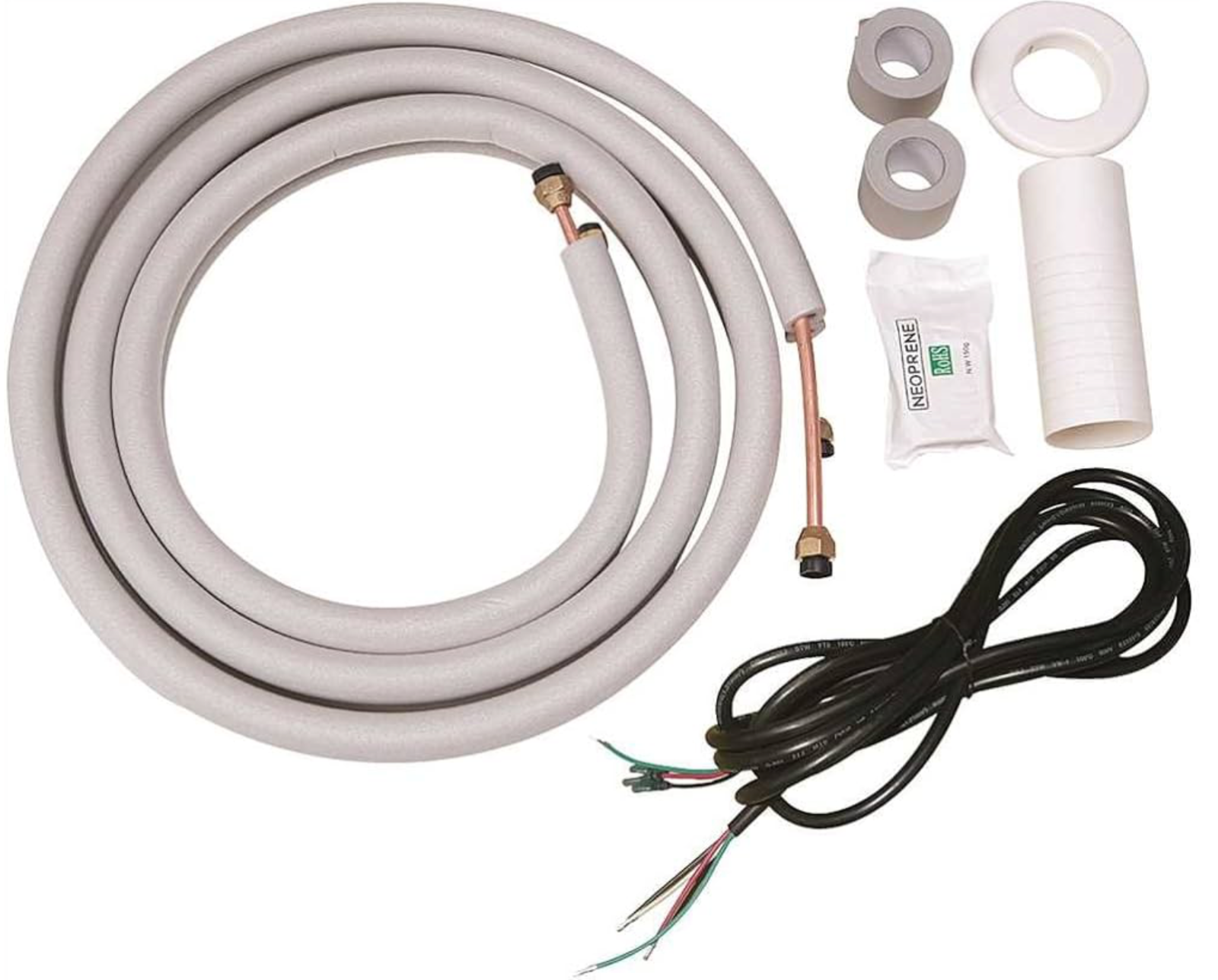 12000 BTU Heat Pump Mini Split 110V: 1 TON w/KIT 17 Seer2 W/Wifi