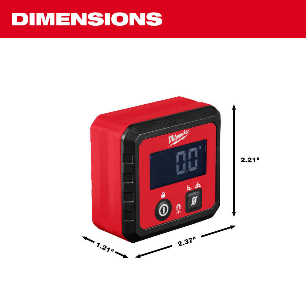 Milwaukee 48-22-5602 Cordless Digital Angle Gauge w/ Carrying Case