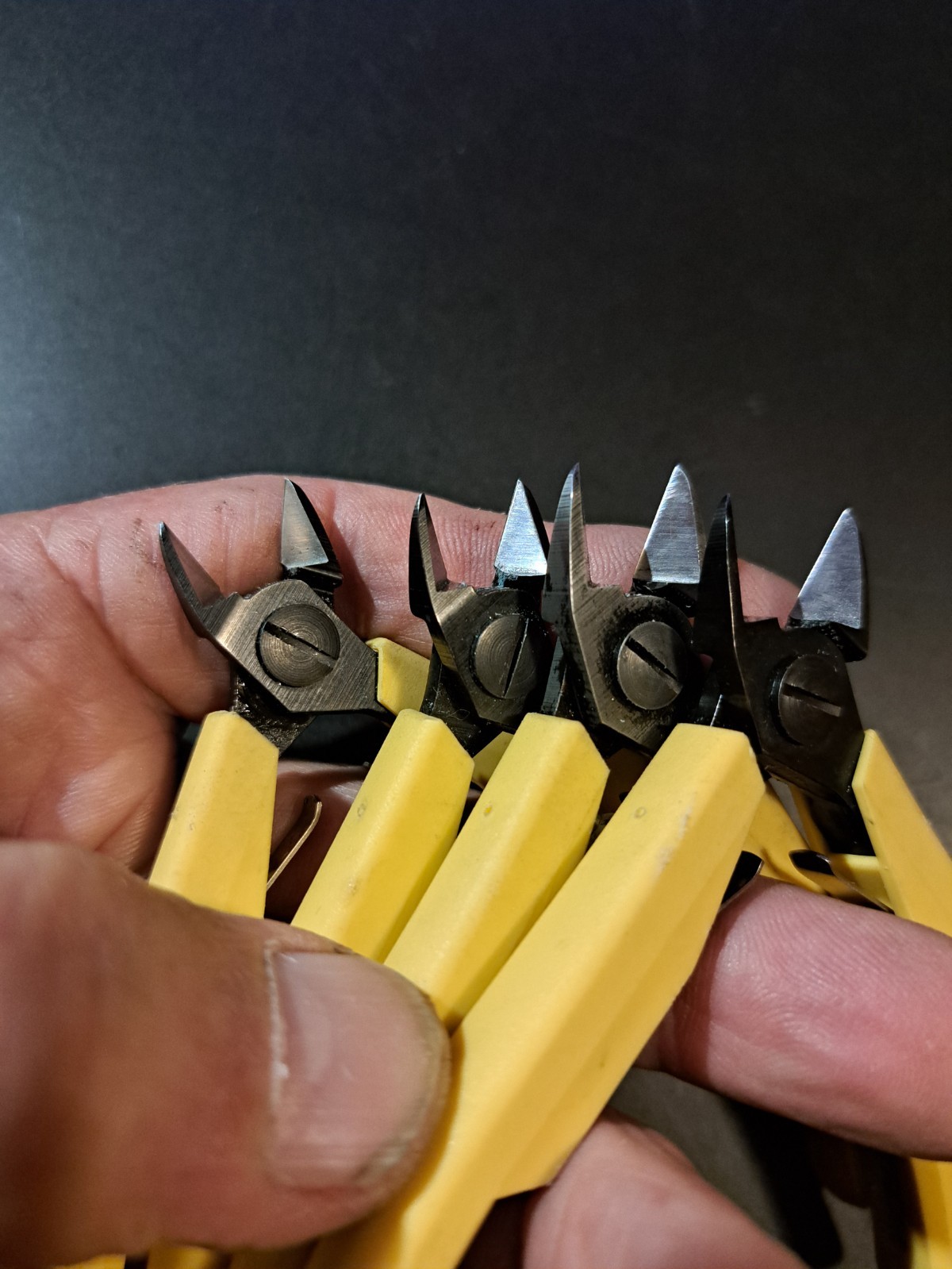 4 lot Precision Lindstrom RC Diagonal jewelry Crafting Flush Cutter pliers