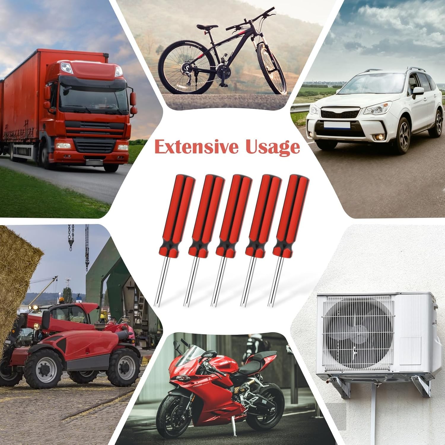 Auto Car Screwdriver Valve Stem Core Remover Tire Tube Installer Repair Tool US