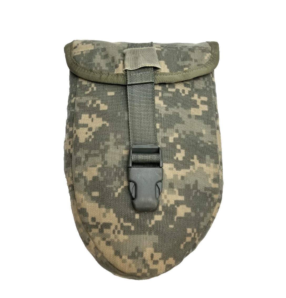 USGI Military GERBER E-TOOL ENTRENCHING TOOL SHOVEL w/ ACU DIGITAL COVER - VGC