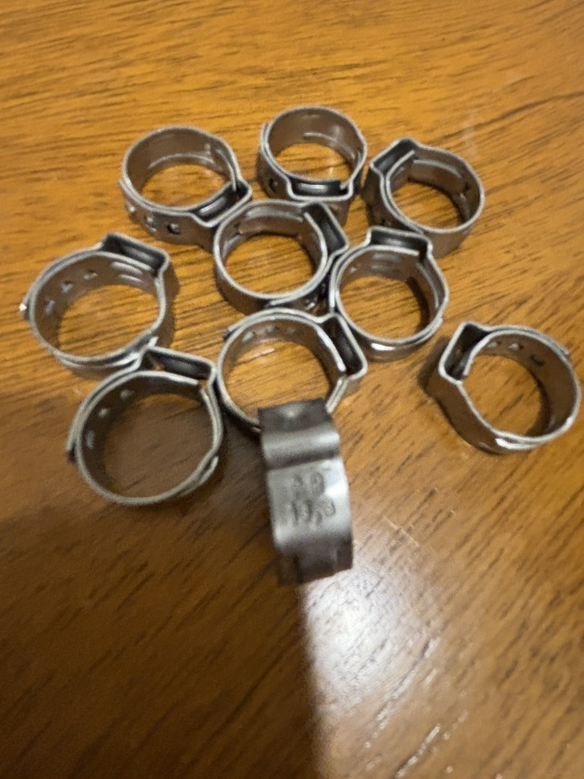 10 Pieces Oetiker Stepless Ear Clamp size 13.3 mm