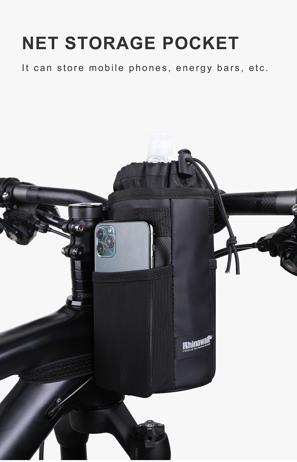 Rhinowalk Bicycle Bag Bike Bottle Holder Cycling Water Bottle Carrier Pouch