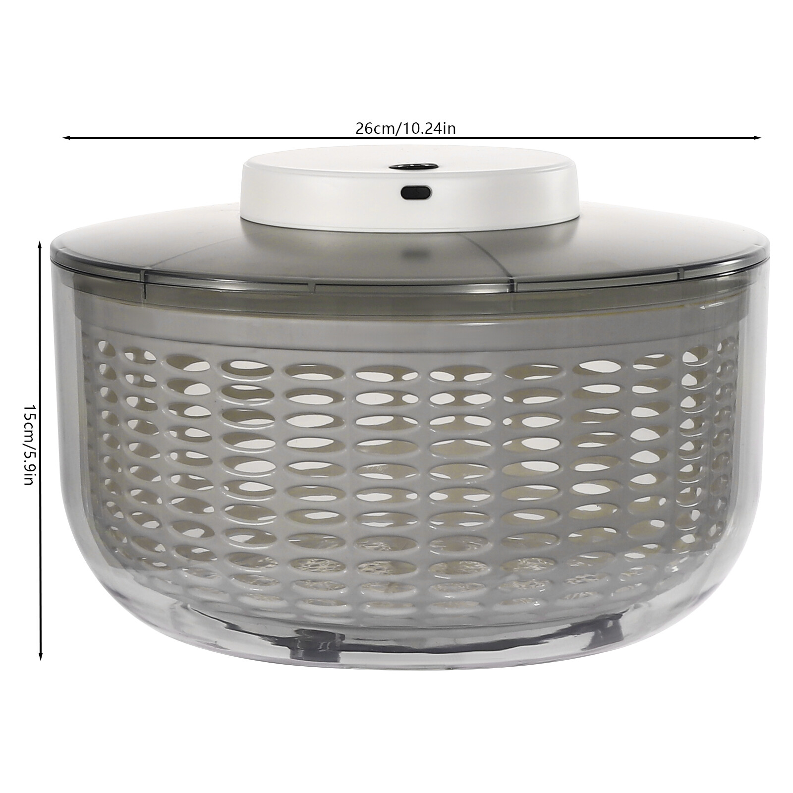 Electric Salad Spinner Large 6L Fruit Vegetable Washer Dryer Dehydrator Sale