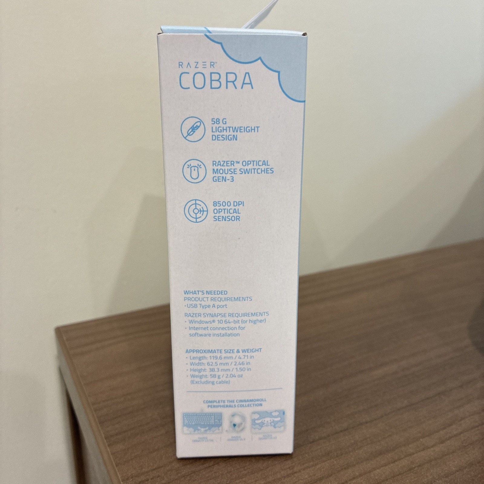 Razer Cobra Customizable Gaming Mouse - Cinnamoroll Edition