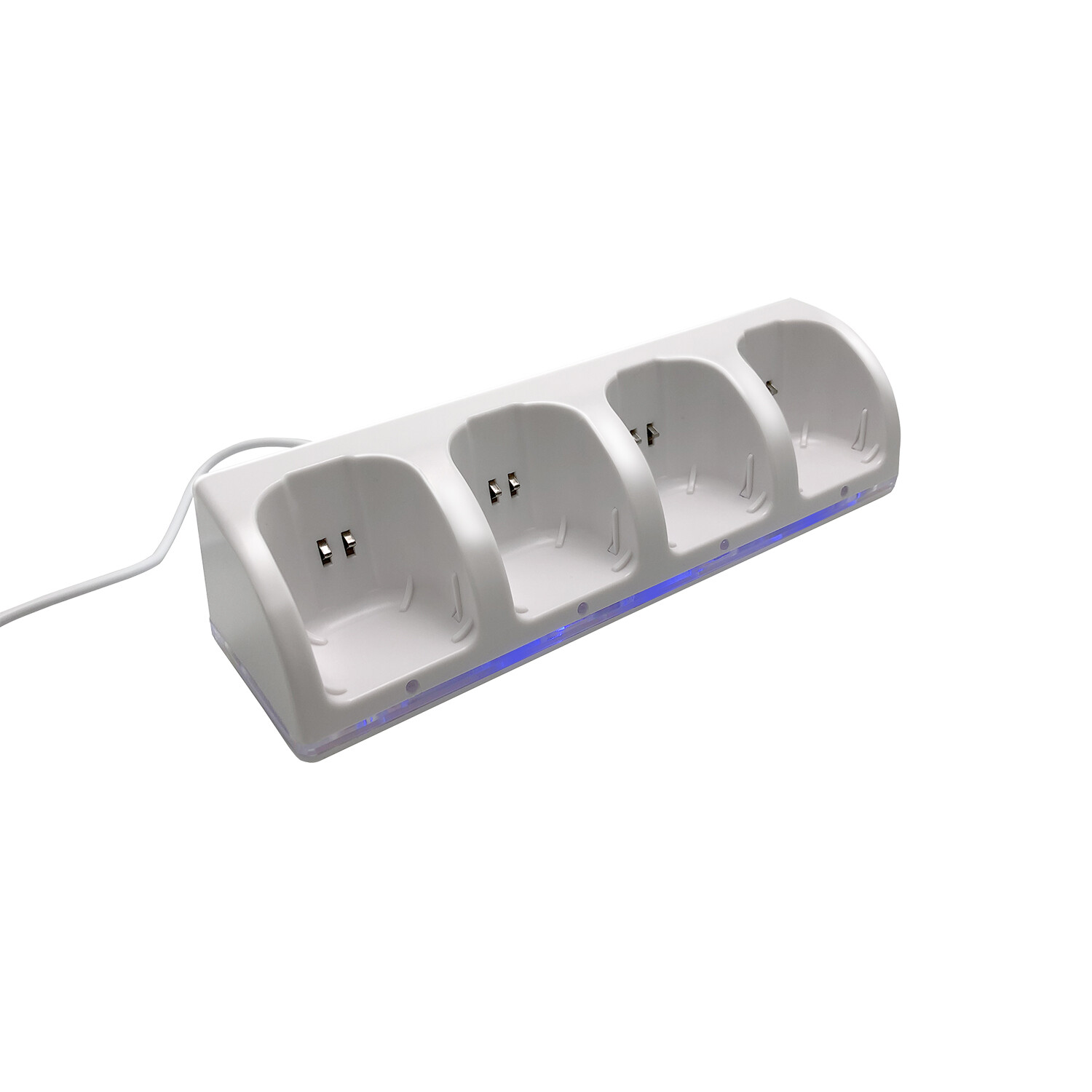 New 4-in-1 Charging Station With 4 Battery Packs for Wii&Wii U Remote Controller