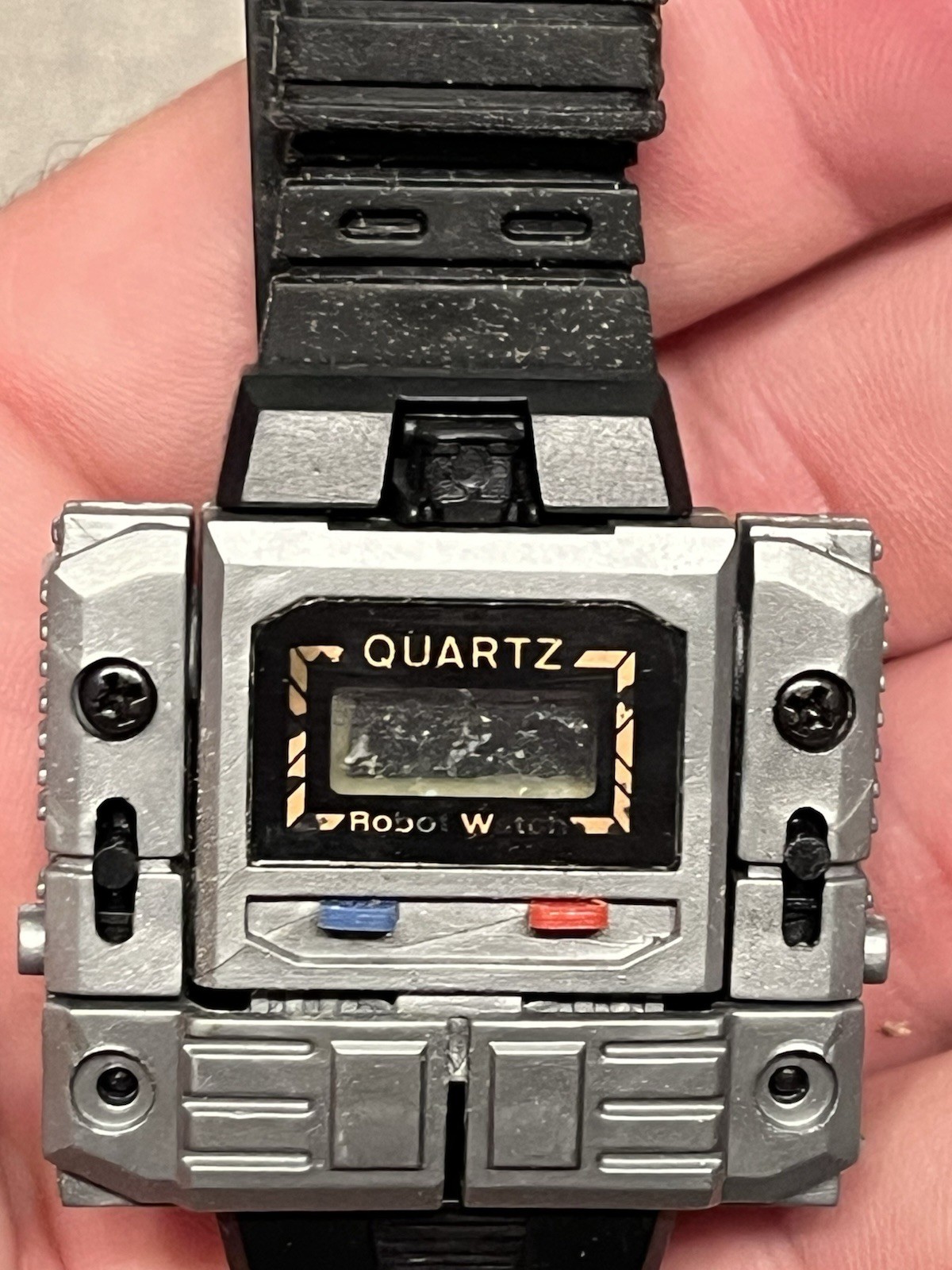 Vintage 1980's Robot Watch Transformer Hong Kong Open With Box Lot