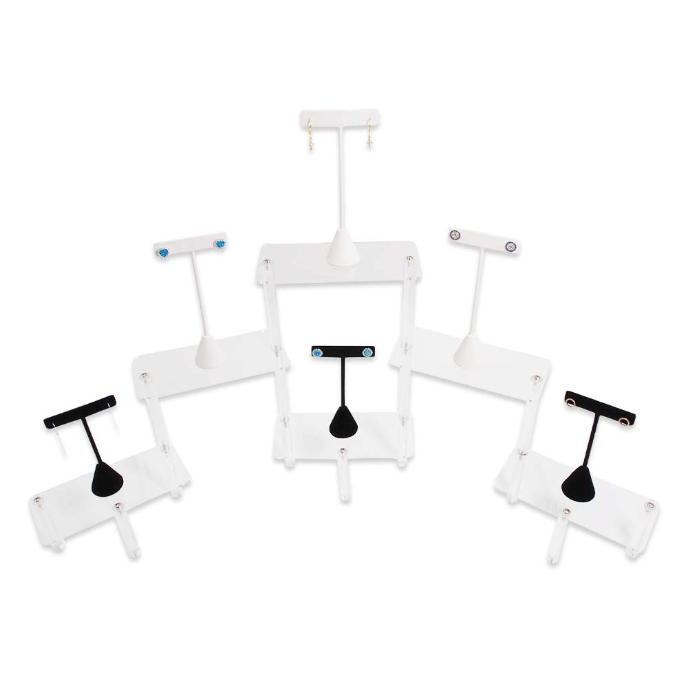 Clear Acrylic Multiplatform Display Stand – 6 Platform Tiered Riser