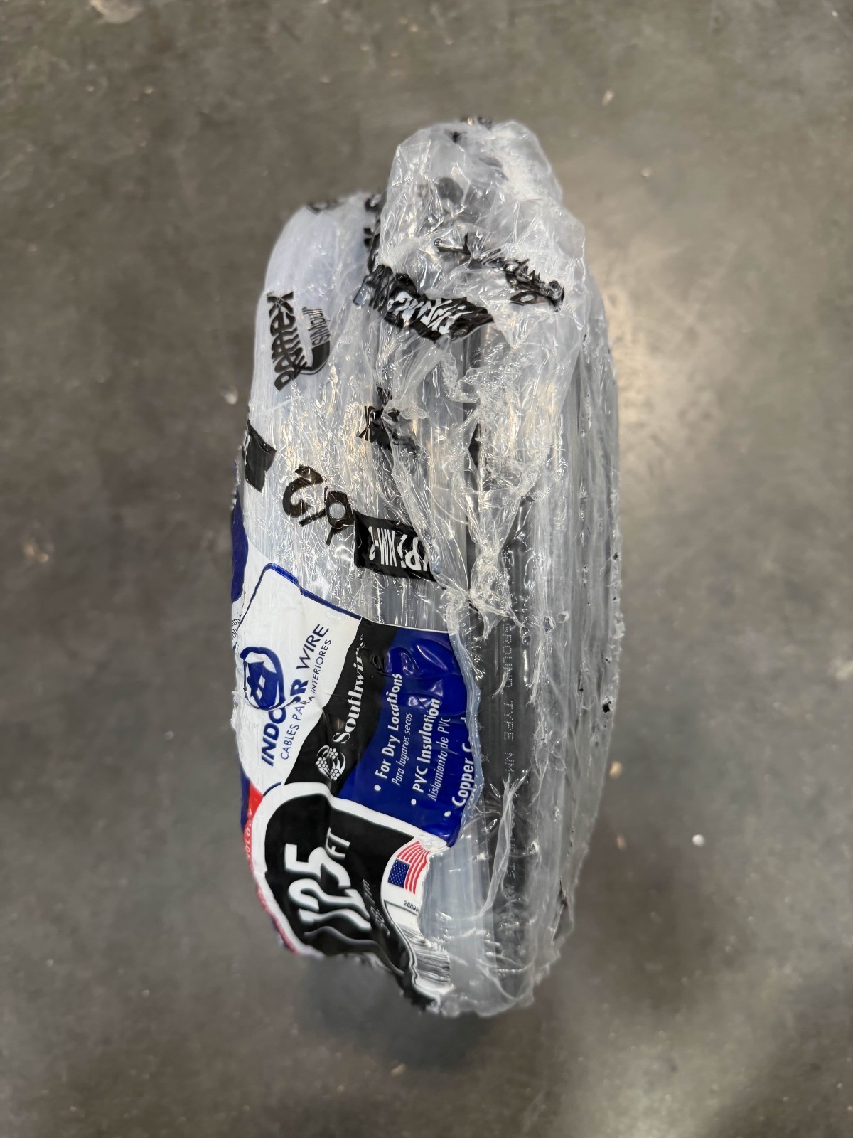 Southwire 125 ft. 6/2 Stranded Romex SIMpull CU NM-B W/G Black Wire