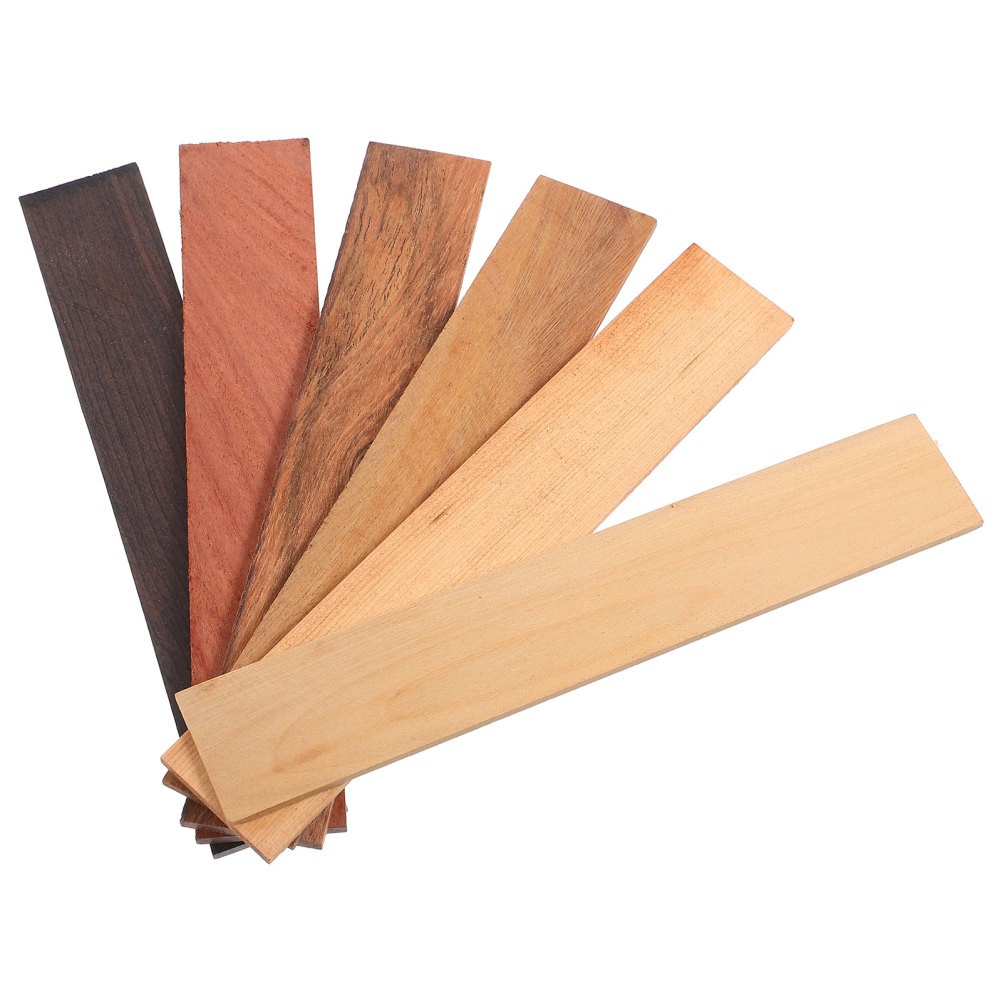 6Pcs Textured Wood Board for DIY Crafts and Garden Bench Replacement