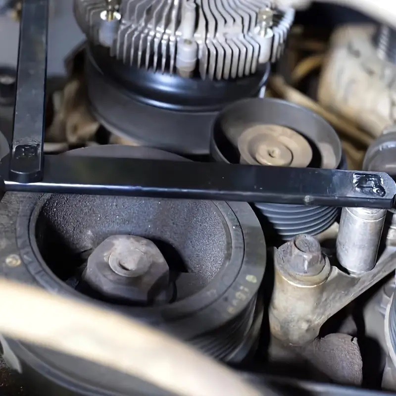 8pc SERPENTINE TIMING BELT TENSION TOOL KIT Idler Pulley Crow Foot Socket Wrench