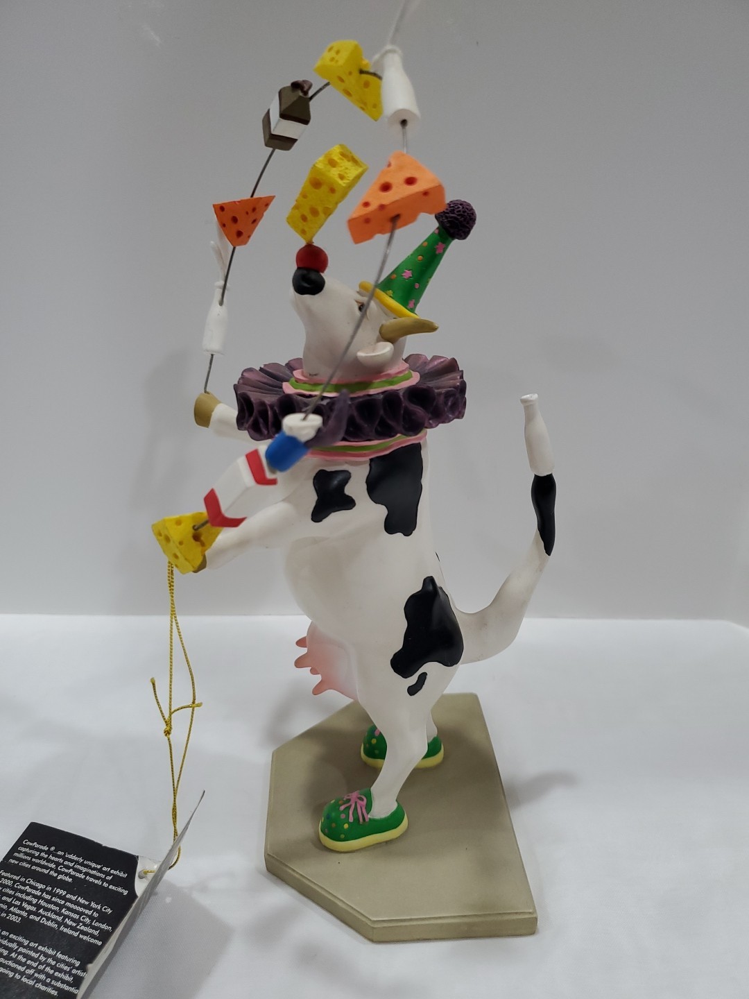 Cow Parade 7708 Circus Cown Figurine 2004 by Westland Giftware