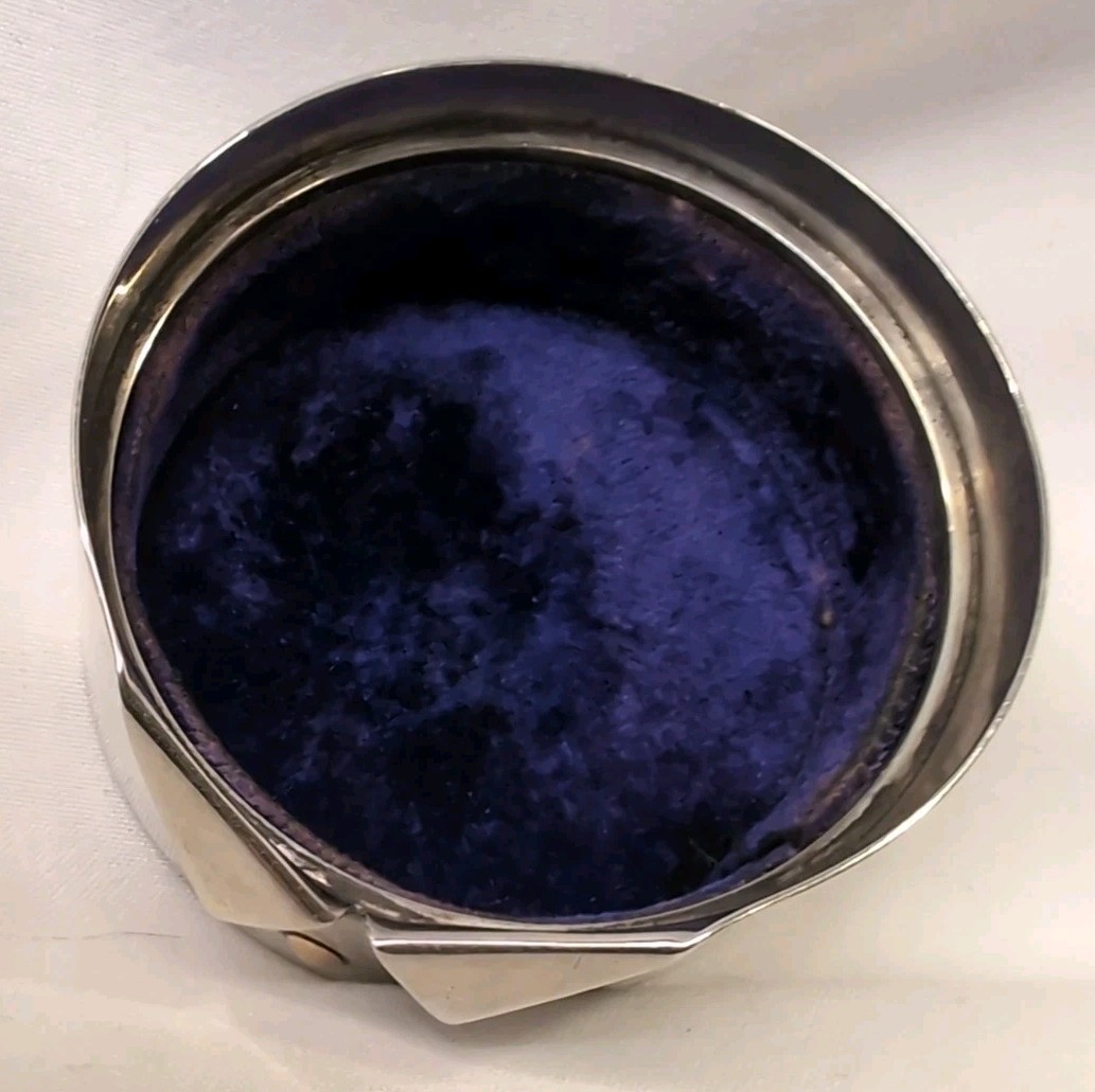 1920's Sterling Silver Cufflink & Button Trinket Box by Thomae & Son (Cartier)