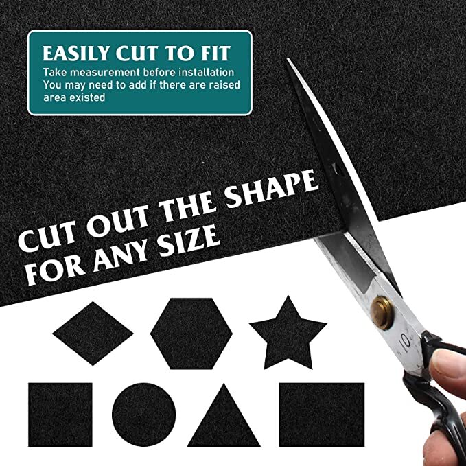 Sub-woofer Speaker Box Carpet Felt Fabric Auto Trunk Liner Upholstery Replace