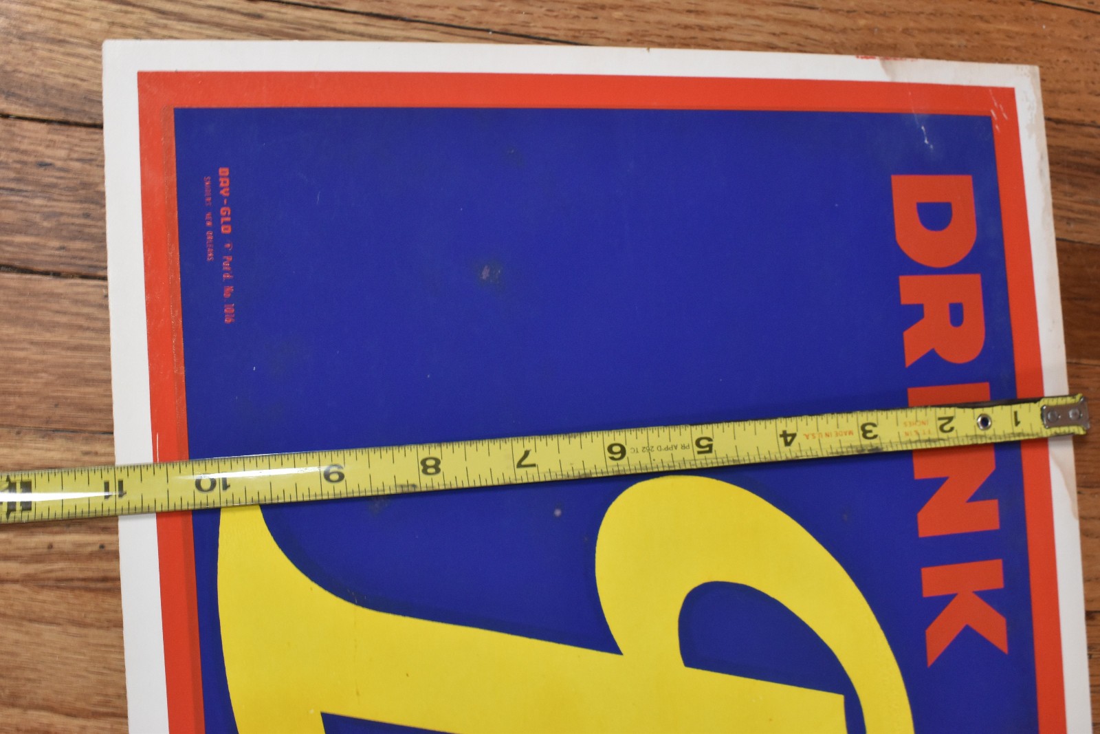 Vintage Drink BARQS Root Beer Soda Pop 28x11 Advertising Sign