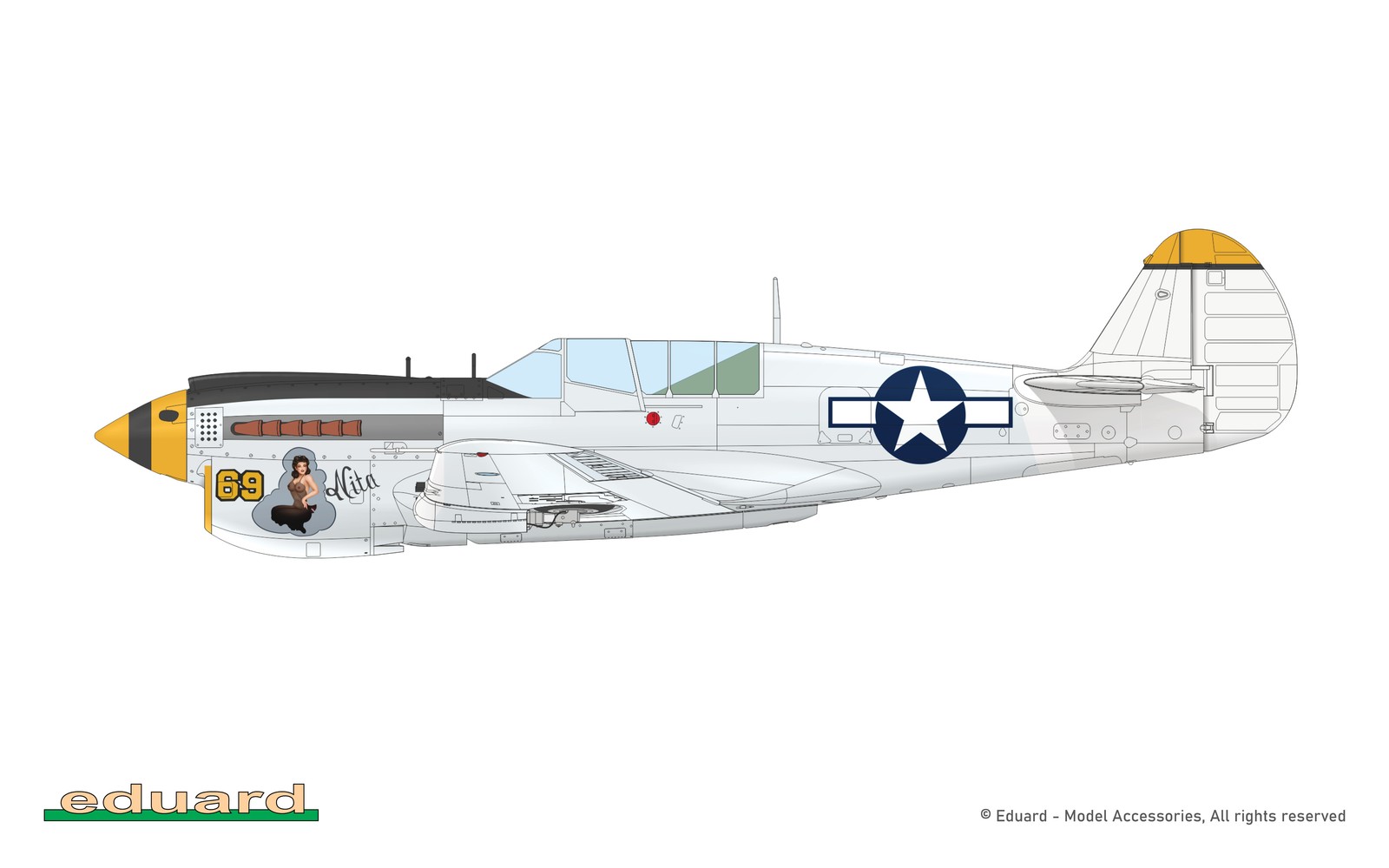 Eduard 1/48 P-40N Warhawk Royal Class Dual Combo R0025