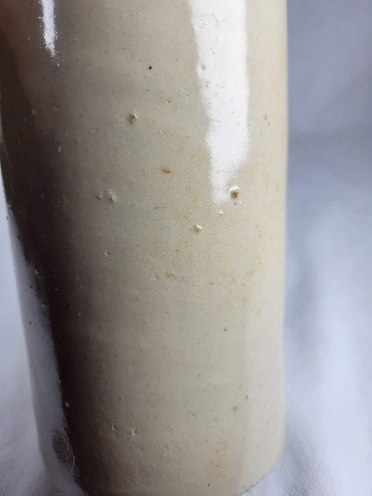 Stoneware Ink Bottle Vintage Gibbs Tamworth 26cm High 10cm Diameter Rare Prop