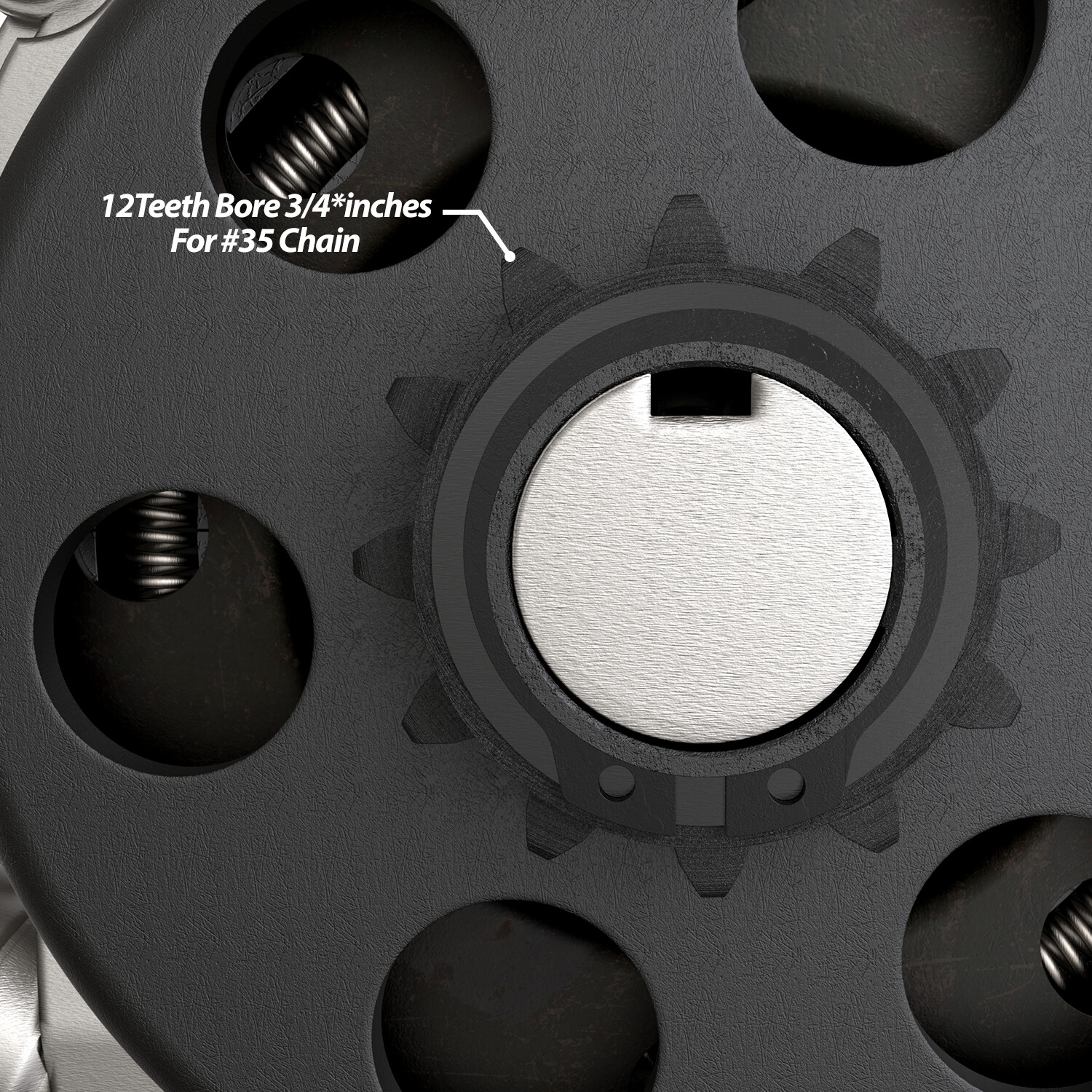 Predator 212cc 6.5hp Centrifugal Clutch 3/4" Bore 12 Tooth #35 Chain 12T Go Kart