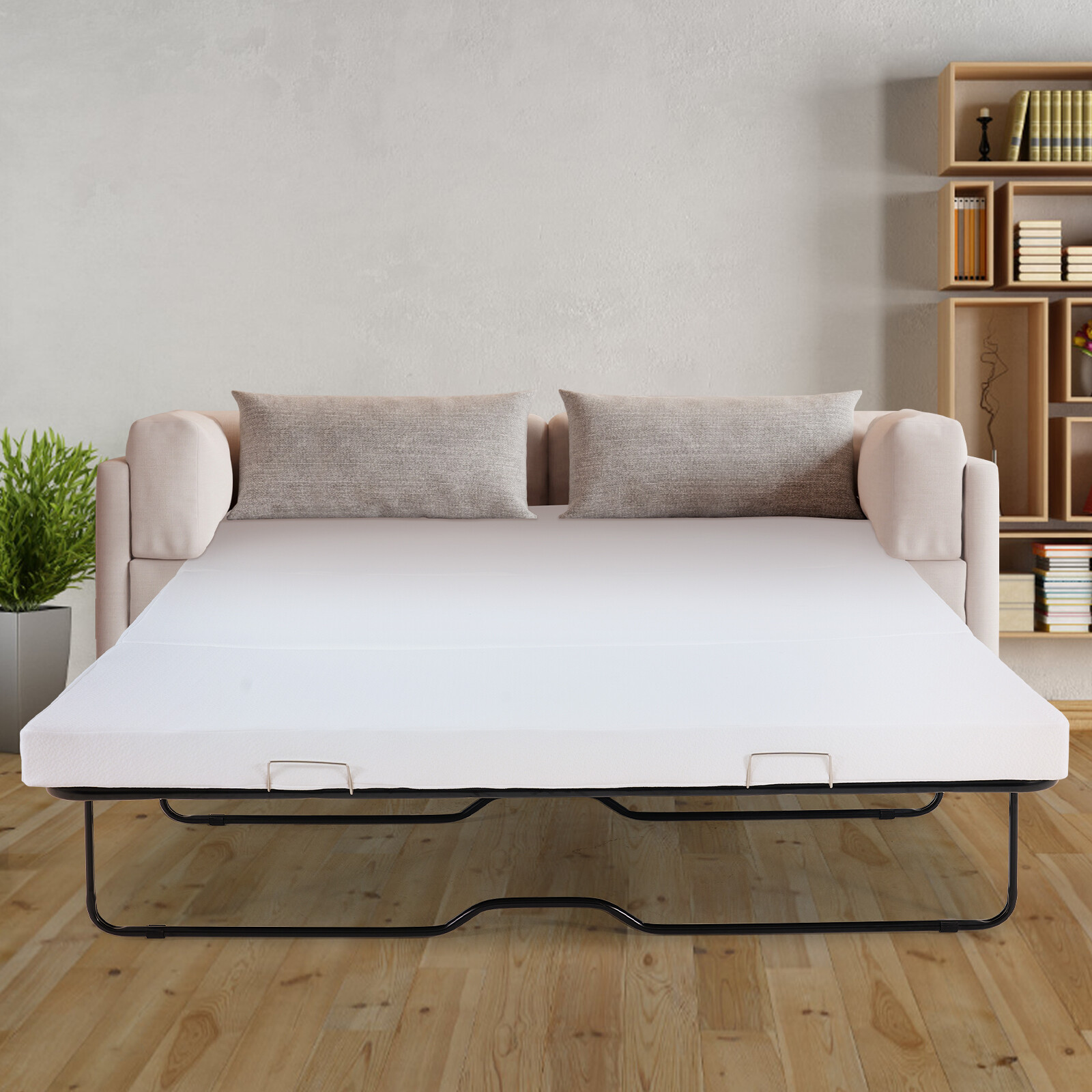 Begonia.K Memory Foam Sofa Bed Mattress Replacement, Full Queen Pull Out Couch