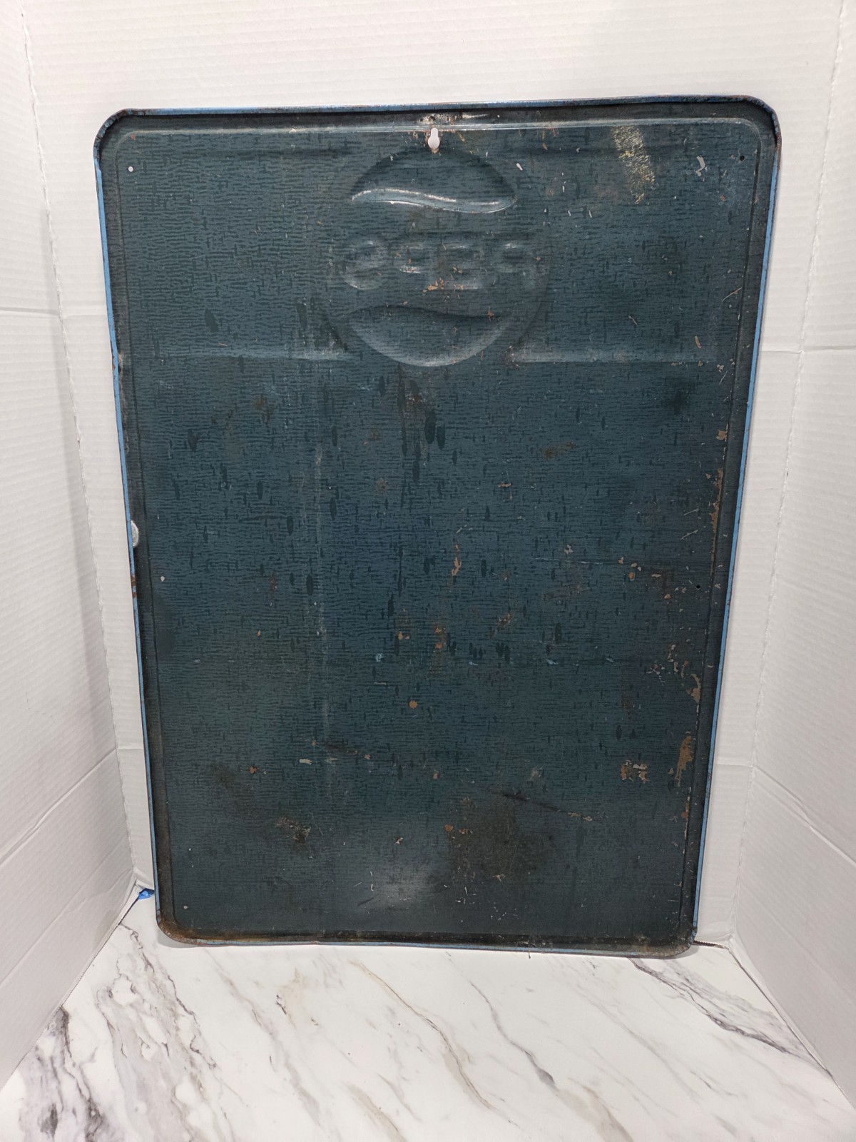 Vintage 70's Pepsi Cola Menu Board Chalkboard Sign Gas Station Soda Pop Oil