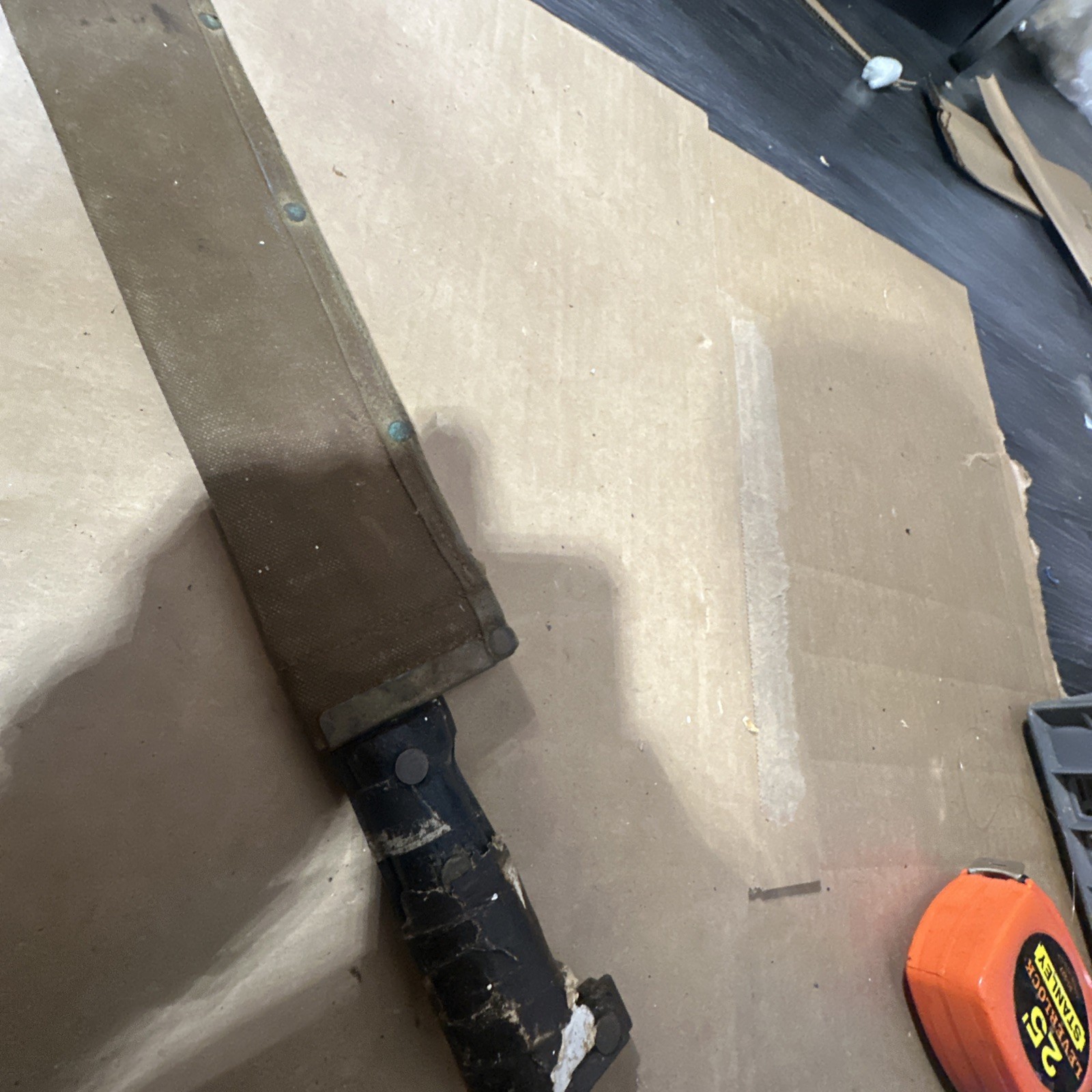 Vintage Machete by Martin Made in Belgium US WWII Military 23"