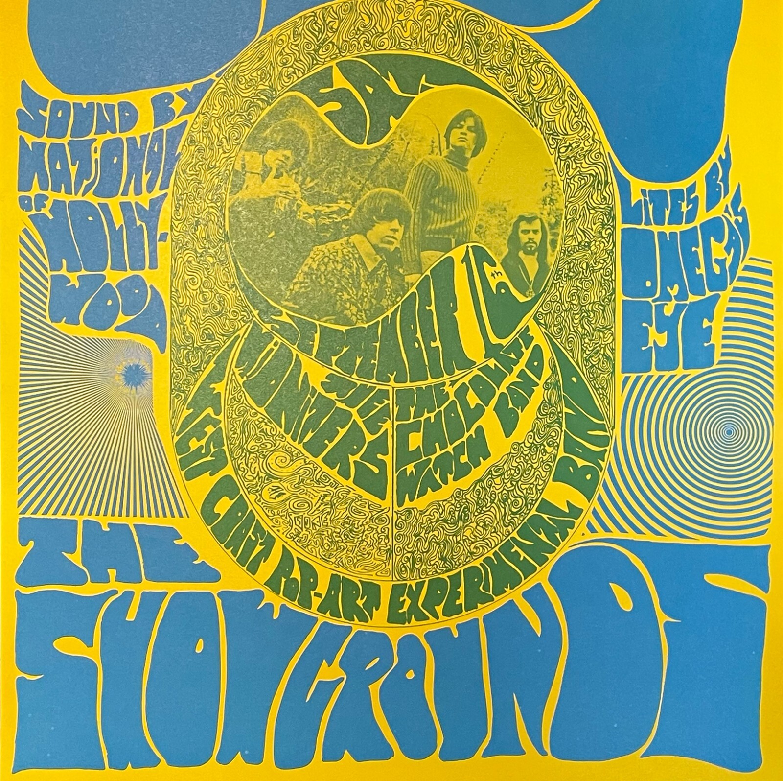 THE SEEDS in Santa Barbara, 1967 - AUTHENTIC POSTER