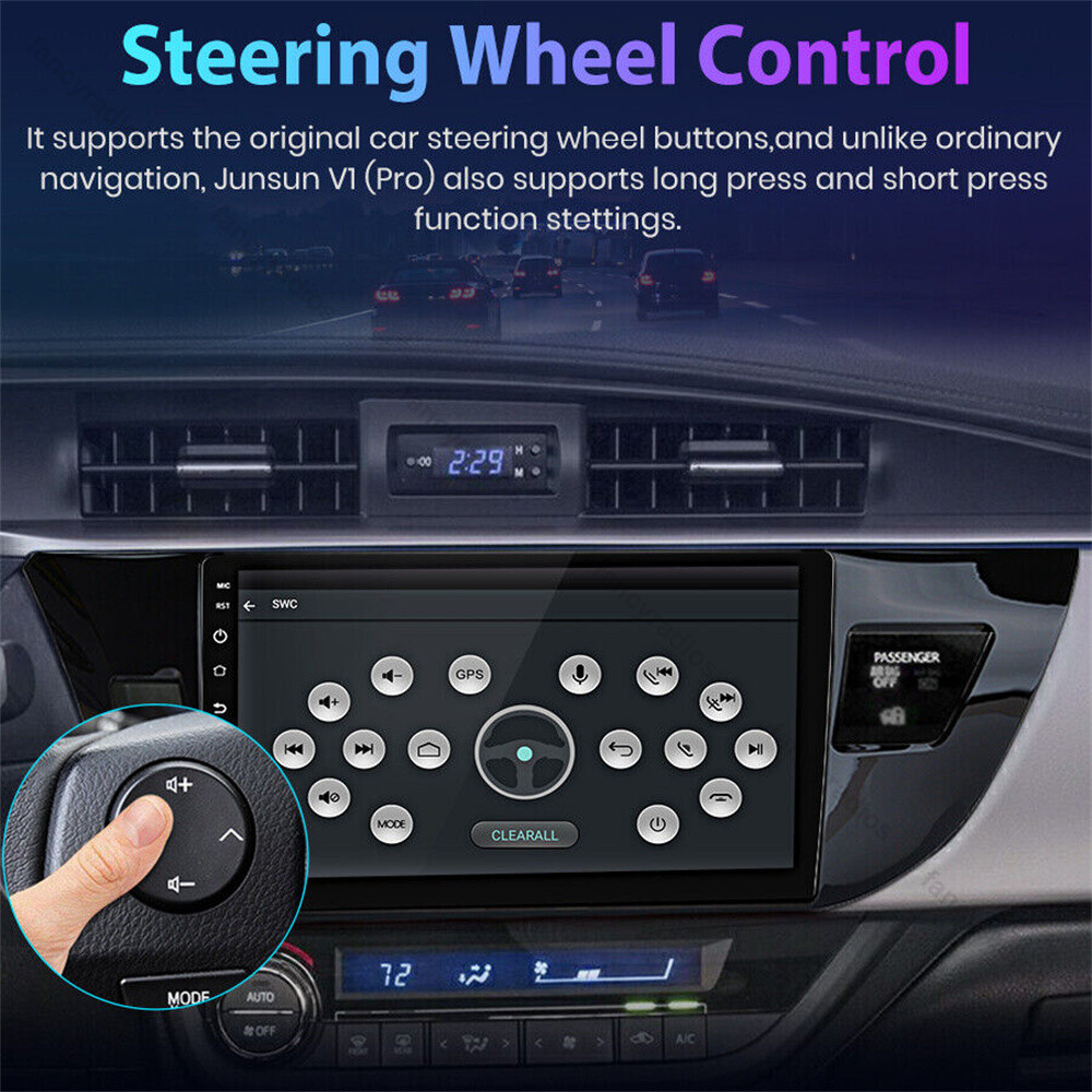 Apple Carplay Android 15 For Toyota Corolla 2014-2016 Car Stereo Radio GPS Navi