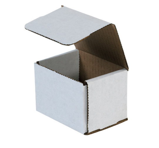 400 Pack 4x3x3 White Corrugated Shipping Mailer Packing Box Boxes 4" x 3" x 3"