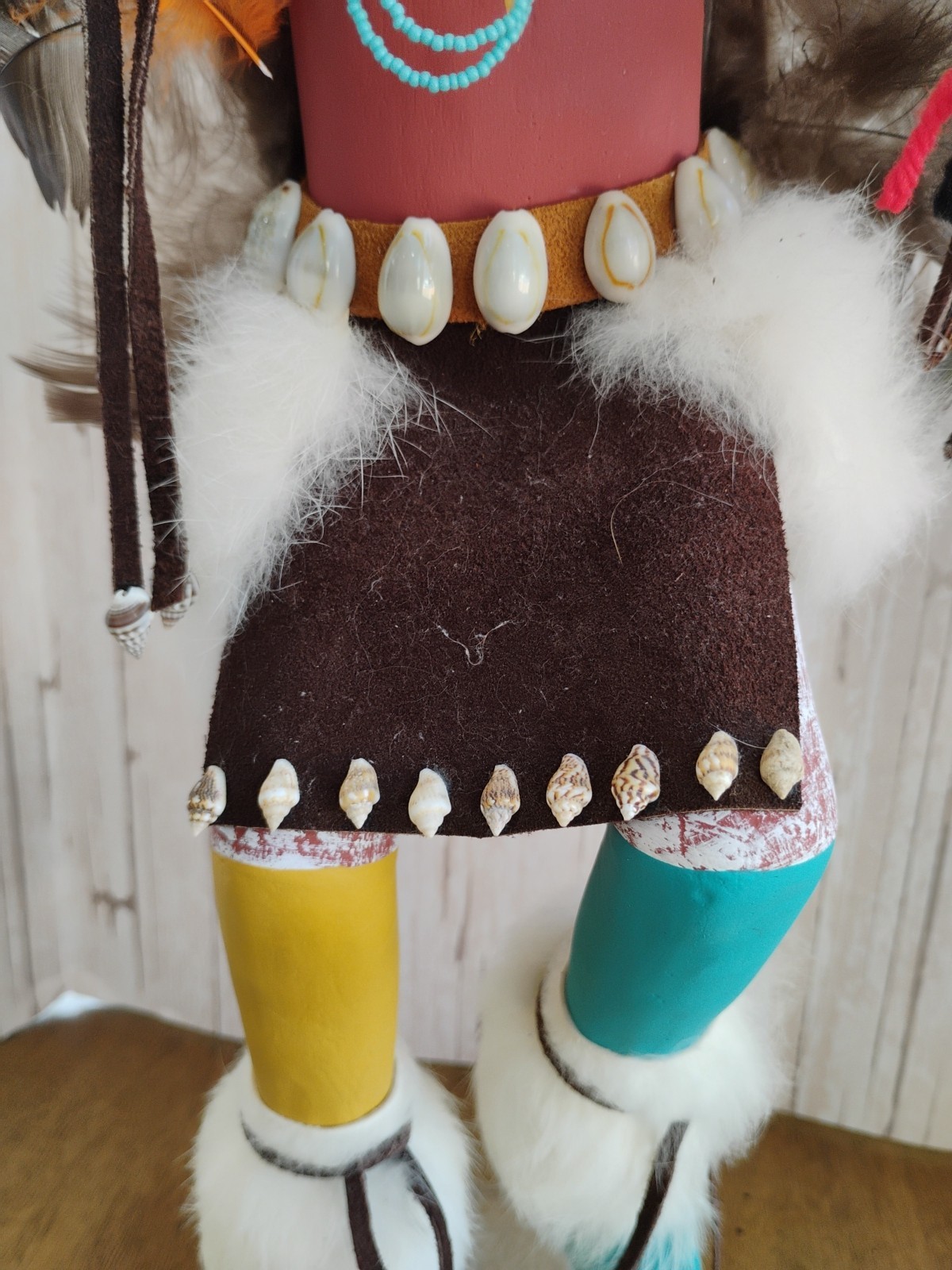 Vintage Large Navajo Kachina Doll Chasing Star Signed By Artist I McB