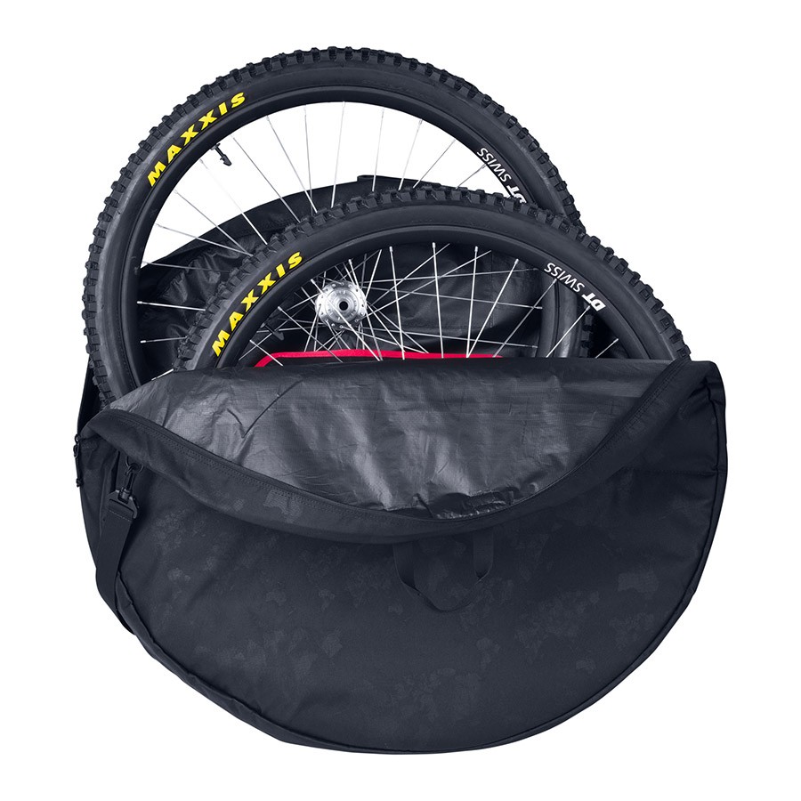 EVOC Two Wheel Bag with Reinforced Axle Protection & Removable Shoulder Strap