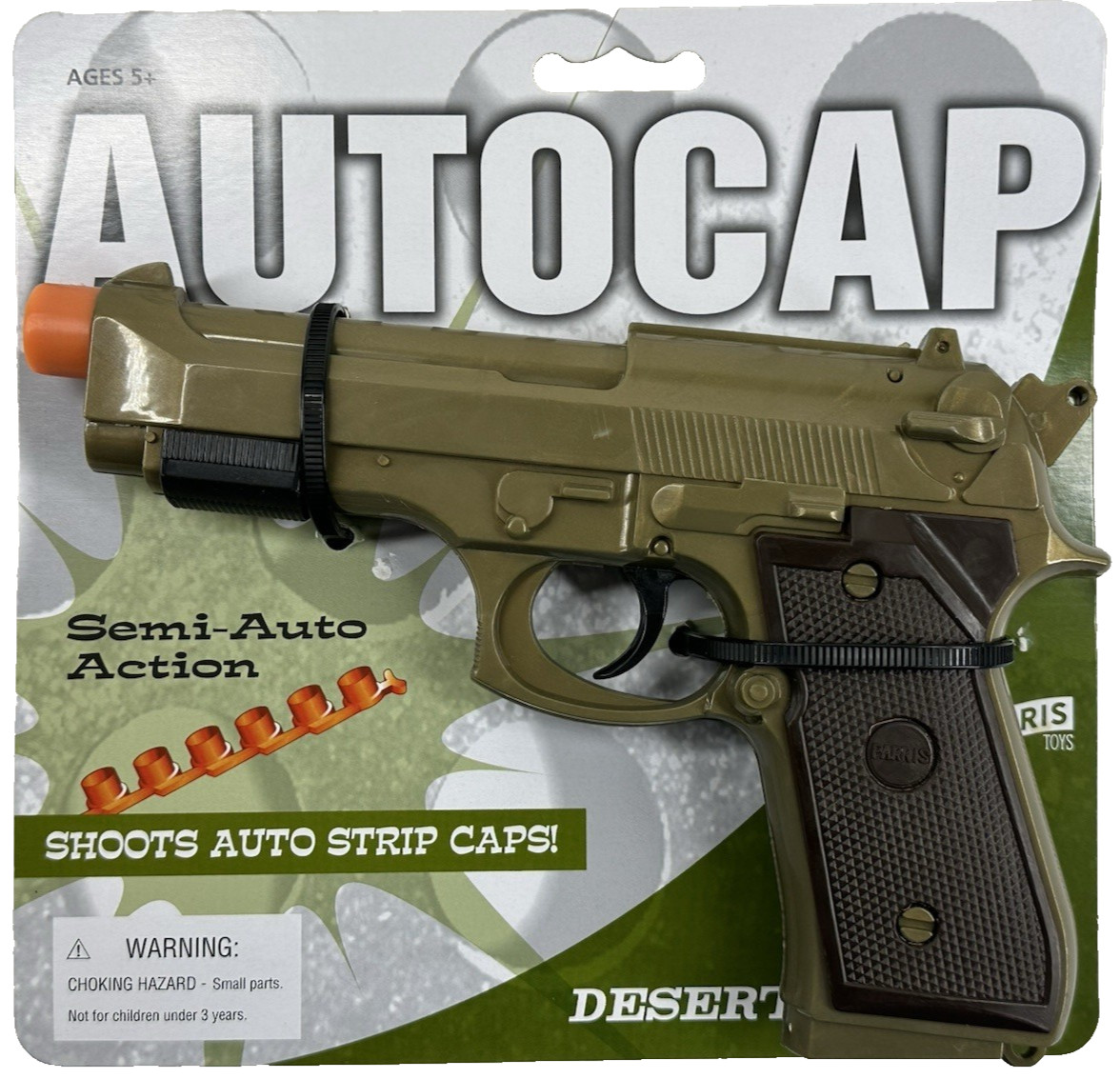 TOY Desert Storm AUTOCAP Baretta M9 Semi-Auto Strip Cap Gun Made ITALY