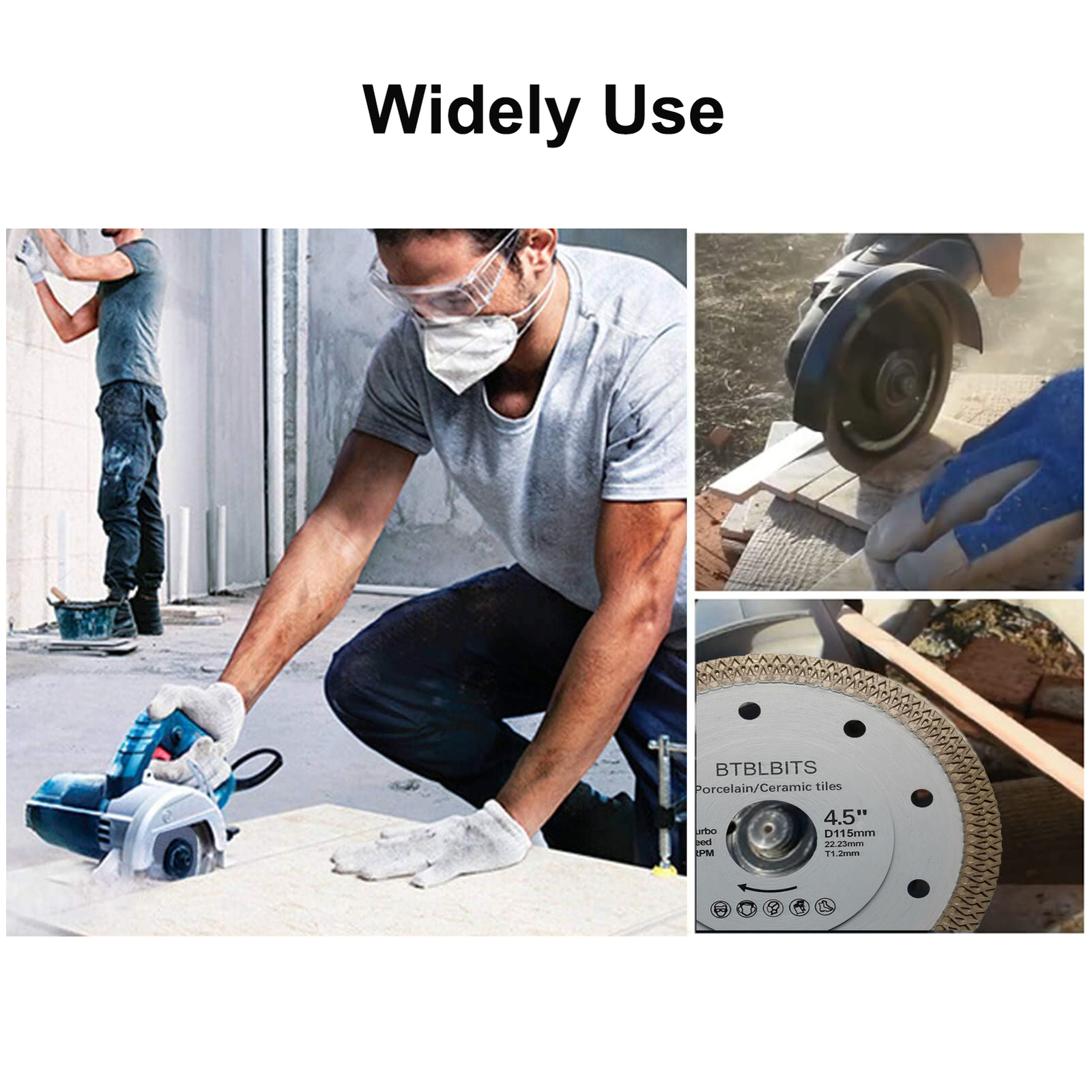 Diamond Core Drilling Bit Set Hole Saw Kit Ceramic Tile Porcelain Saw Cut Blades