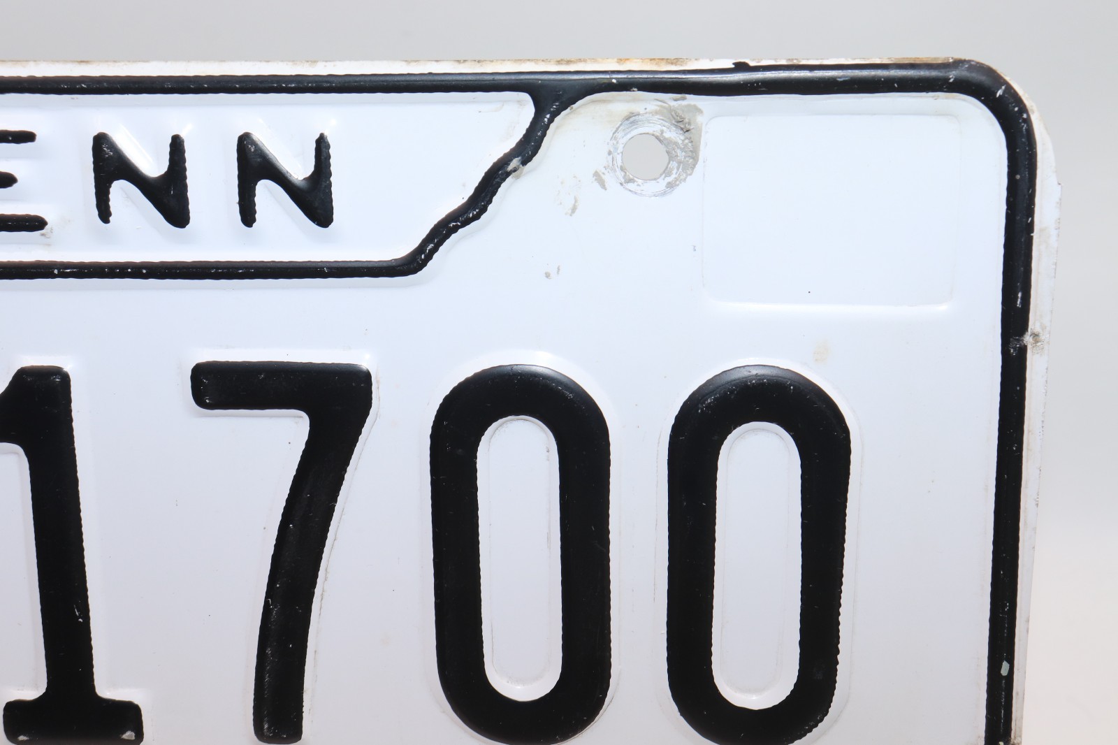 1971-1975 Tennessee License Plate Blount County " 9-E1700 "