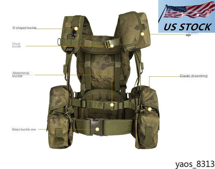 Russian SMERSH M1 Tactical Chest Rig Molle Set AT Green Set For 7.62